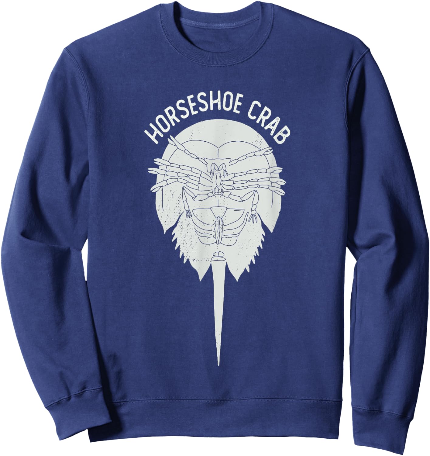 Horseshoe Crab Gift Biologists Sweatshirt - Sweatshirt | Navy