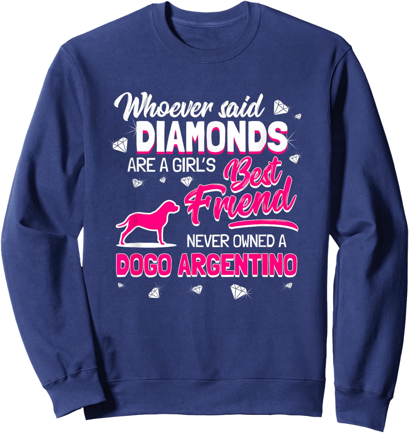 Dogo Argentino Sweatshirt - Sweatshirt | Navy