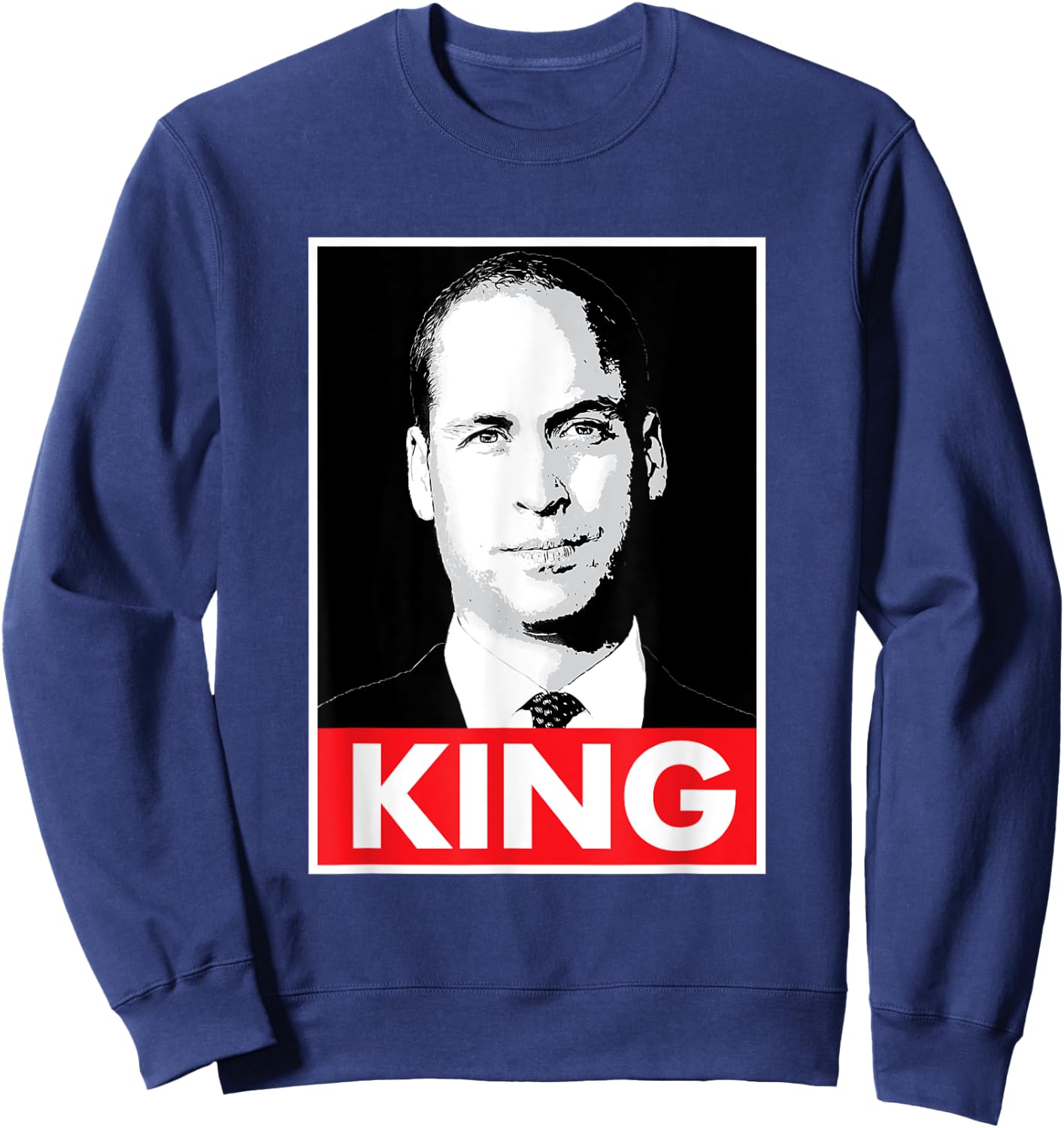 King William Sweatshirt - Sweatshirt | Navy