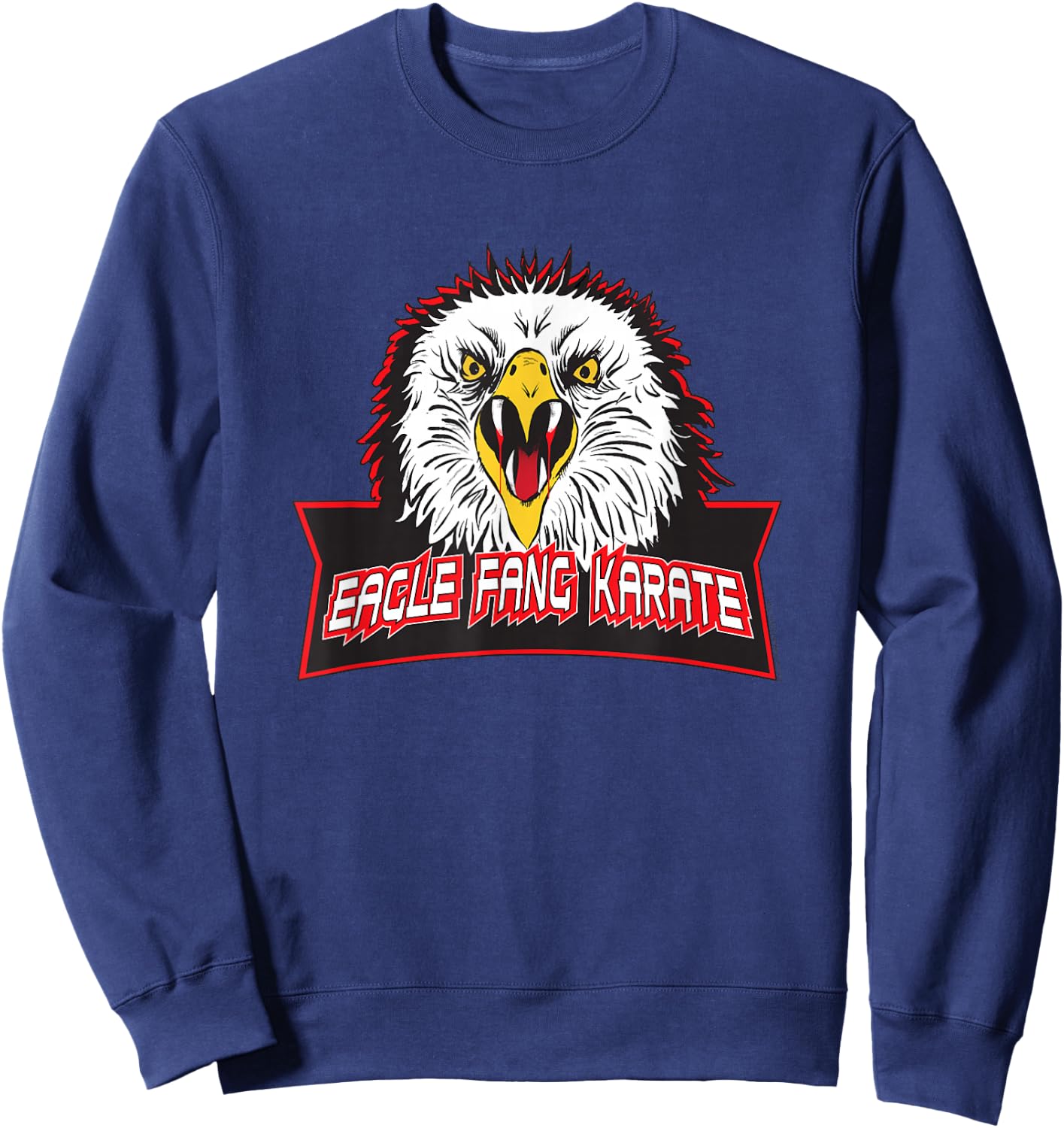 Cobra Kai Eagle Fang Logo TV Show Sweatshirt - Sweatshirt | Navy