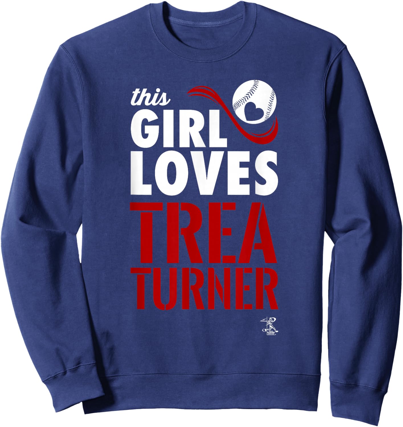 Trea Turner This Girl Loves Gameday Sweatshirt - Sweatshirt | Navy