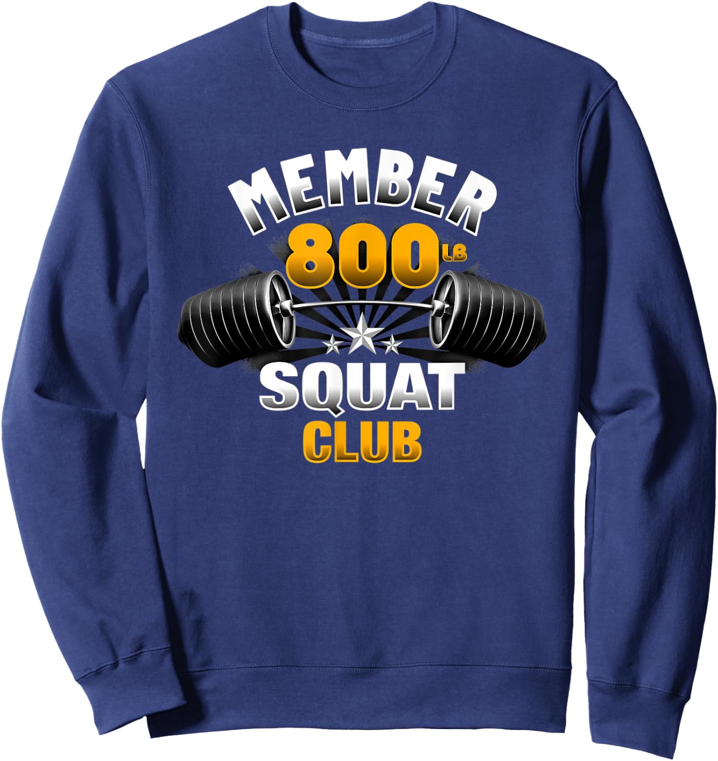 800 Pound Squat Club Sweatshirt - Sweatshirt | Navy