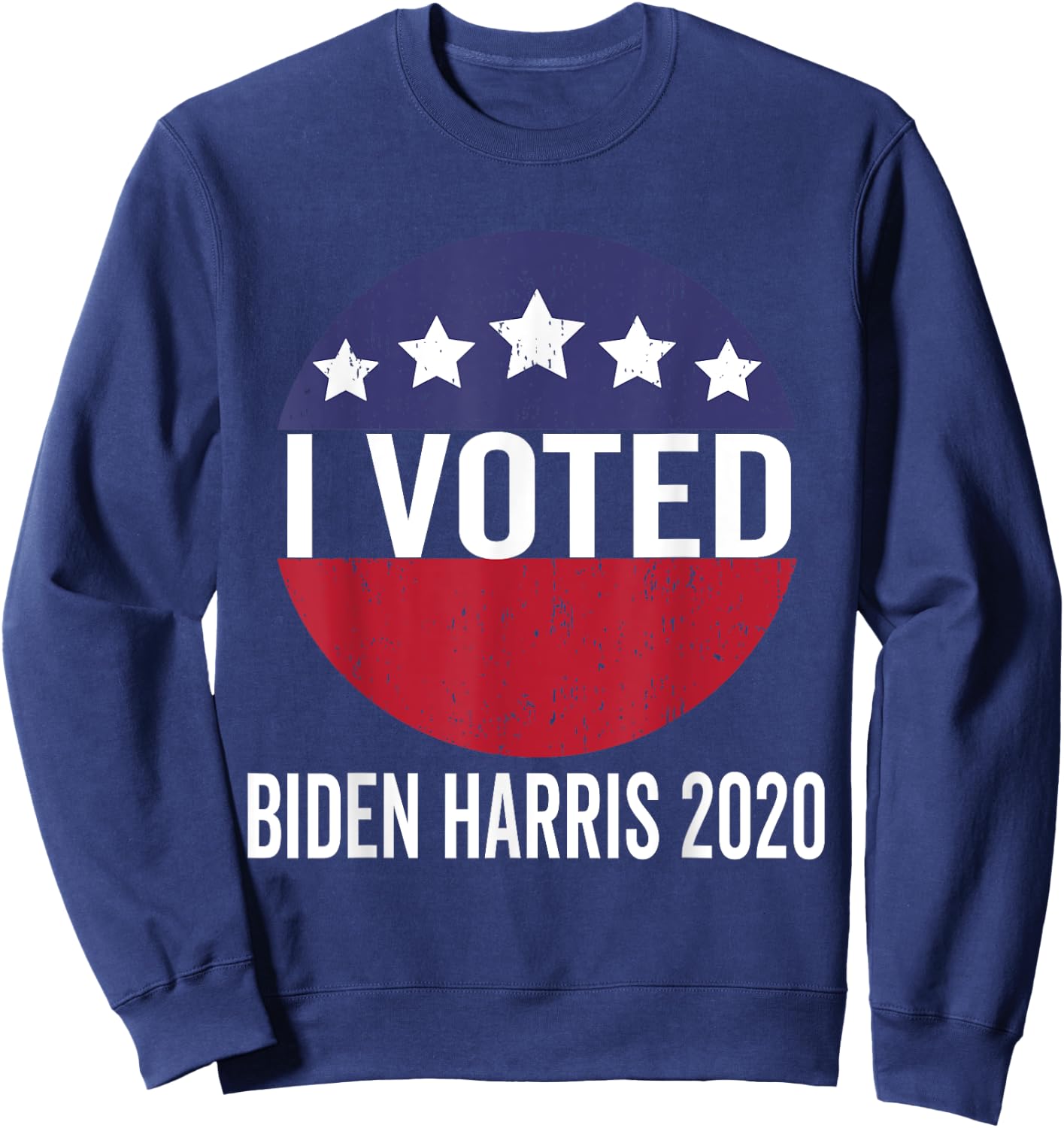 I Voted - Biden Harris 2020 Sweatshirt - Sweatshirt | Navy