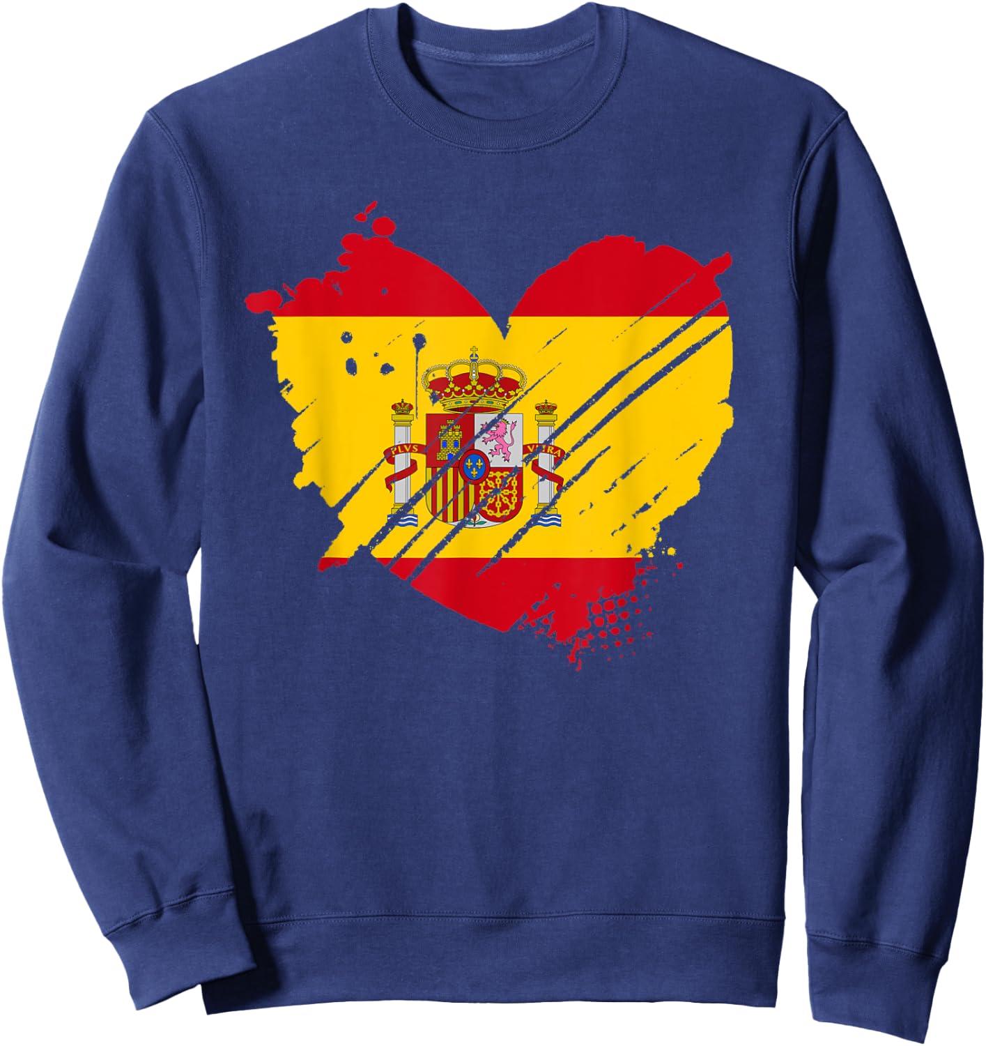 Spain Flag I love Spain It is in my DNA Gift Spaniards Sweatshirt - Sweatshirt | Navy