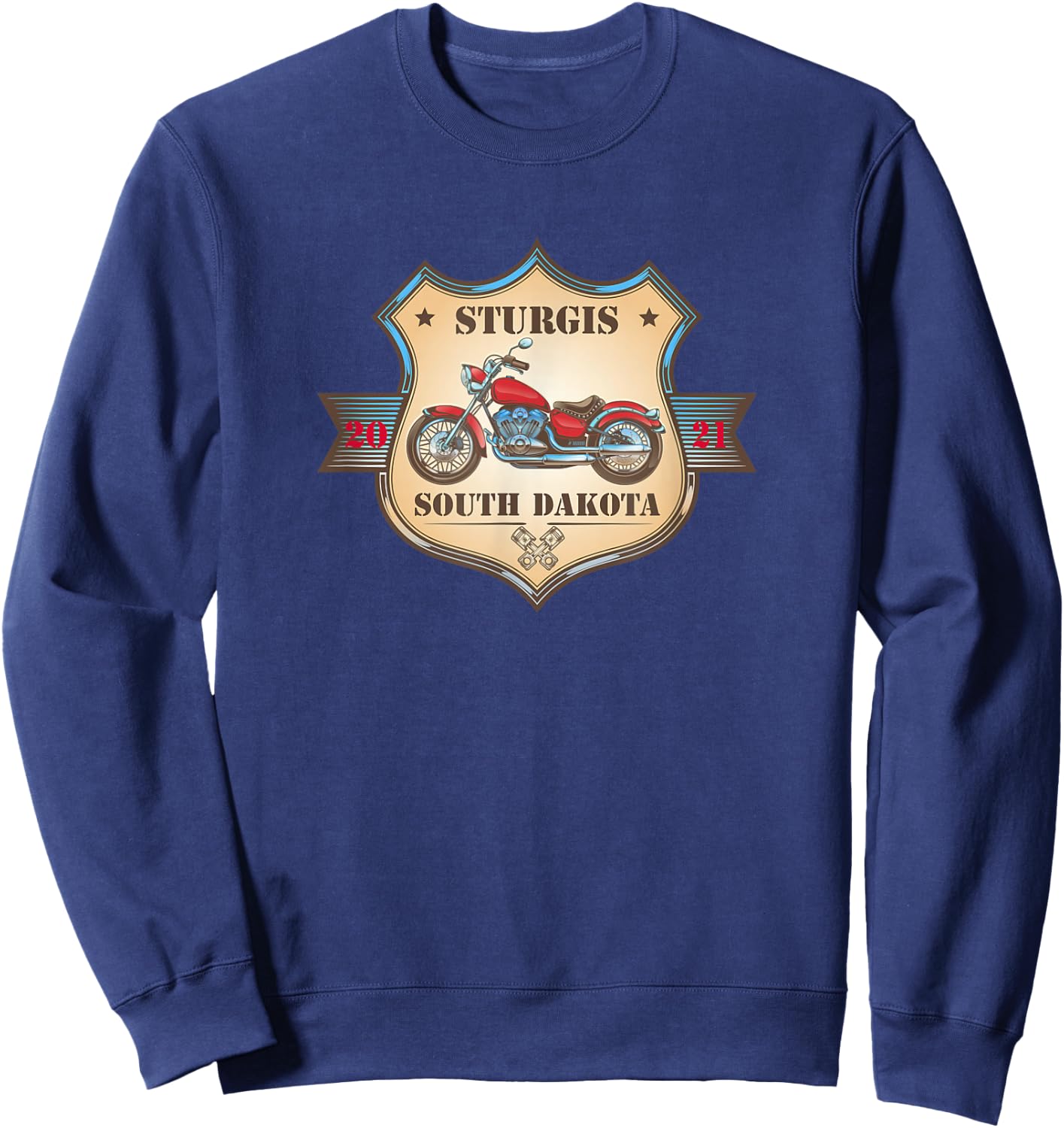 Bike Week Sturgis South Dakota Rally 2021 Sweatshirt - Sweatshirt | Navy