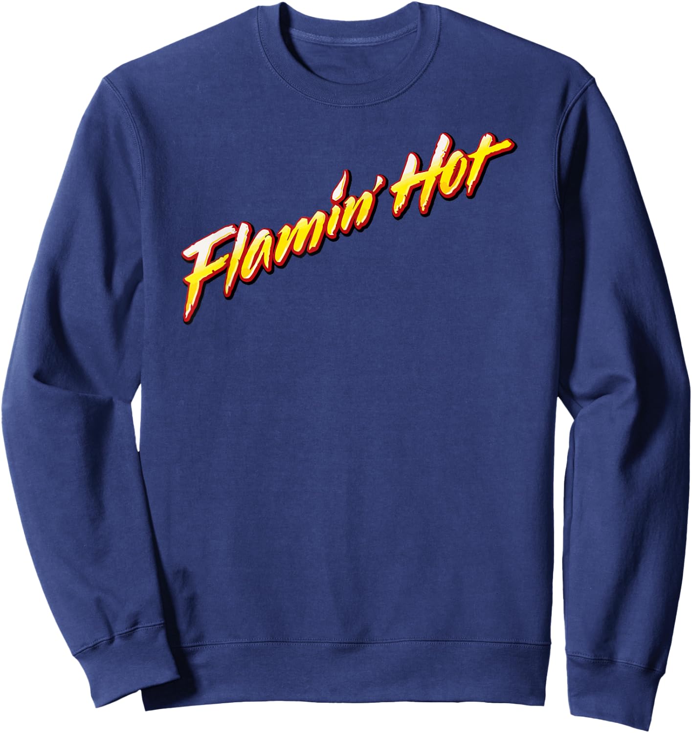 Flamin' Hot Logo Sweatshirt - Sweatshirt | Navy