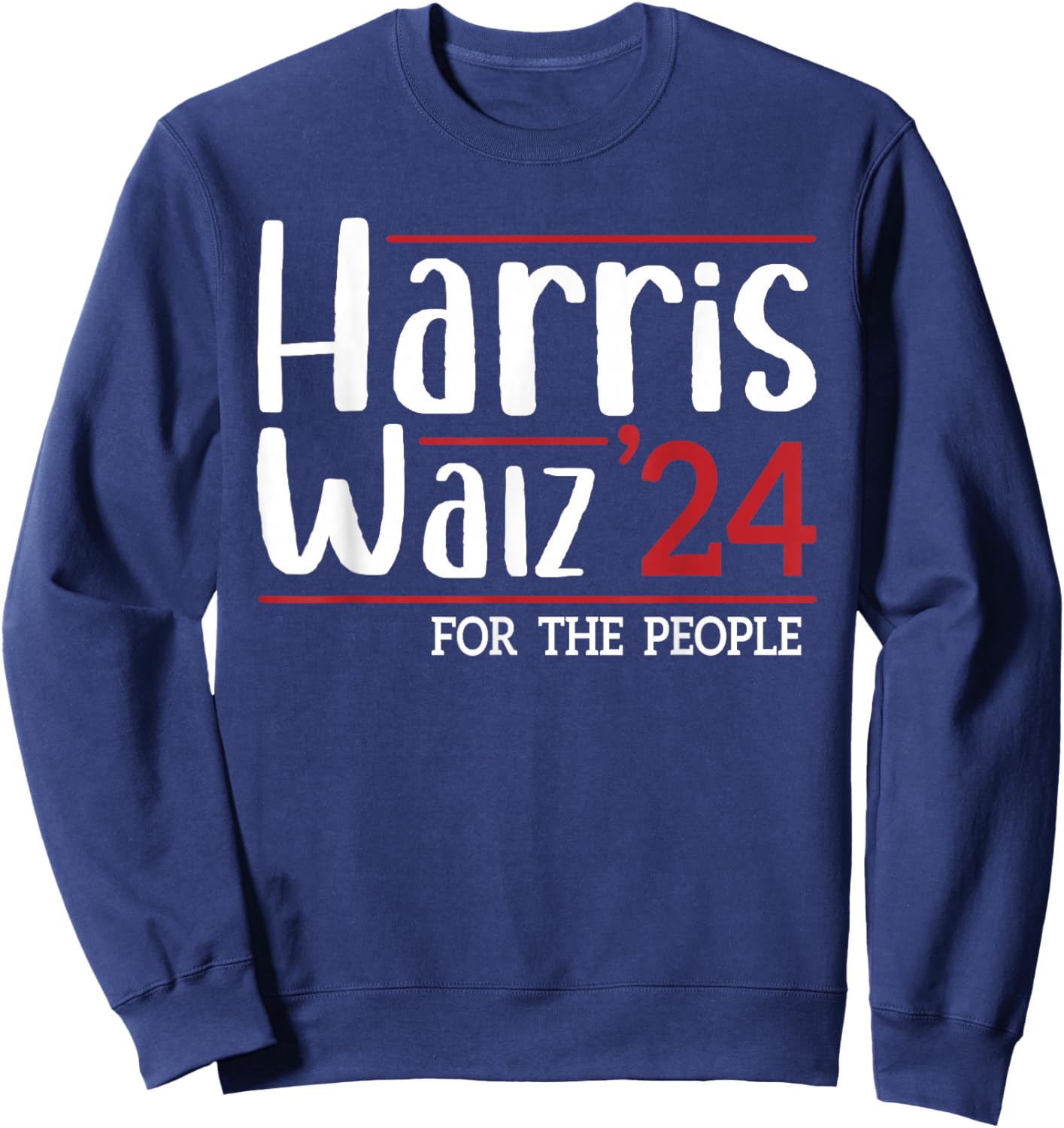 Harris Walz 2024 Harris Waltz 2024 Sweatshirt - Sweatshirt | Navy