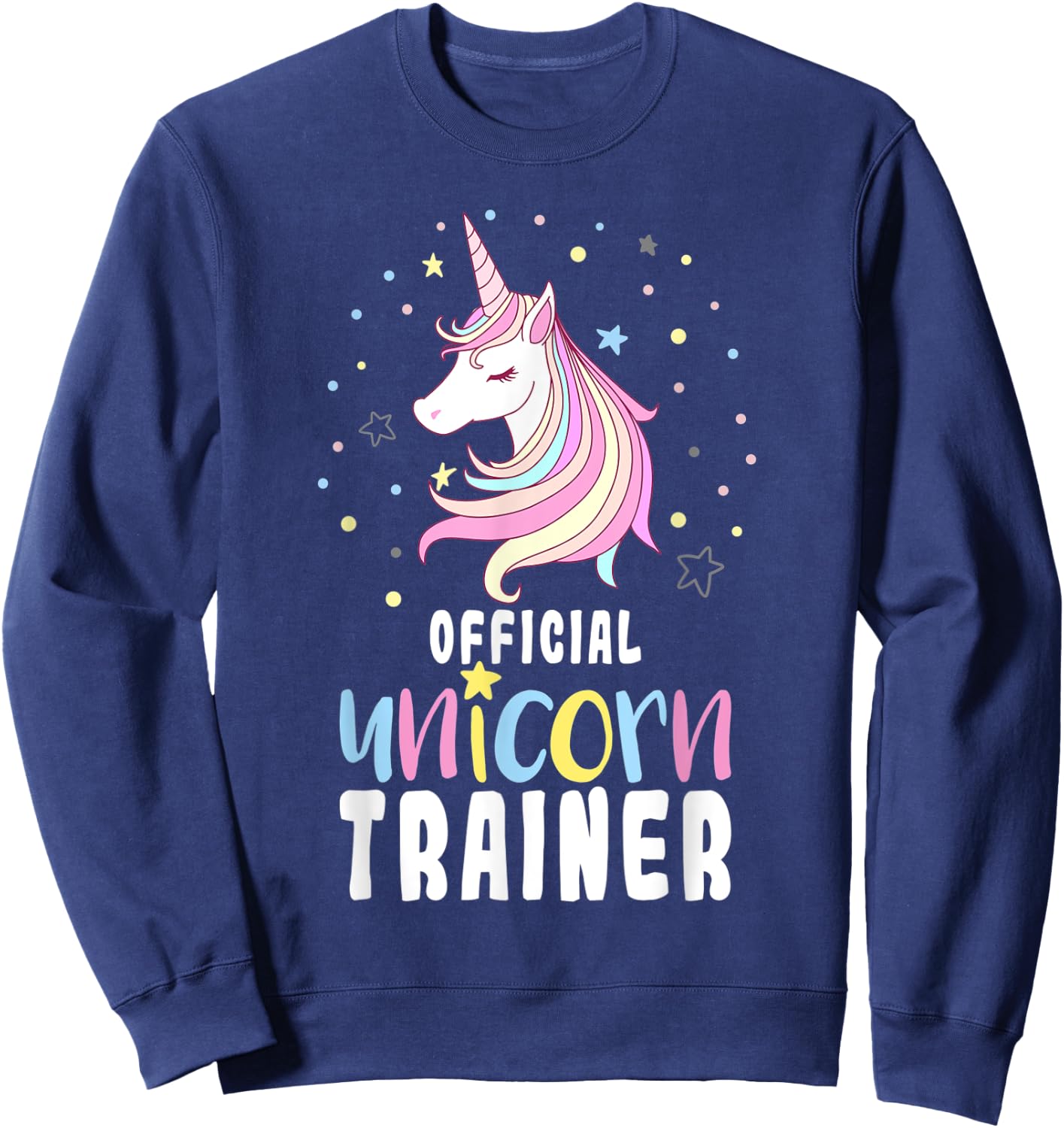 Official Unicorn Trainer Sweatshirt - Sweatshirt | Navy