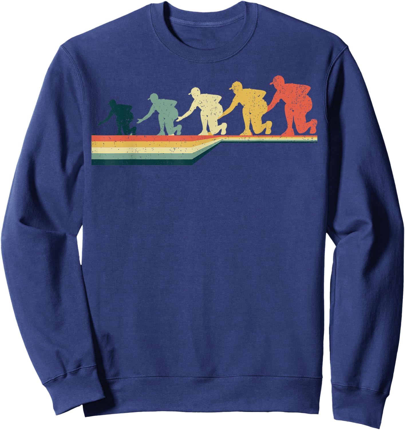 BOWLS A.K.A. LAWN BOWLS Funny Gift Vintage Retro Sweatshirt - Sweatshirt | Navy