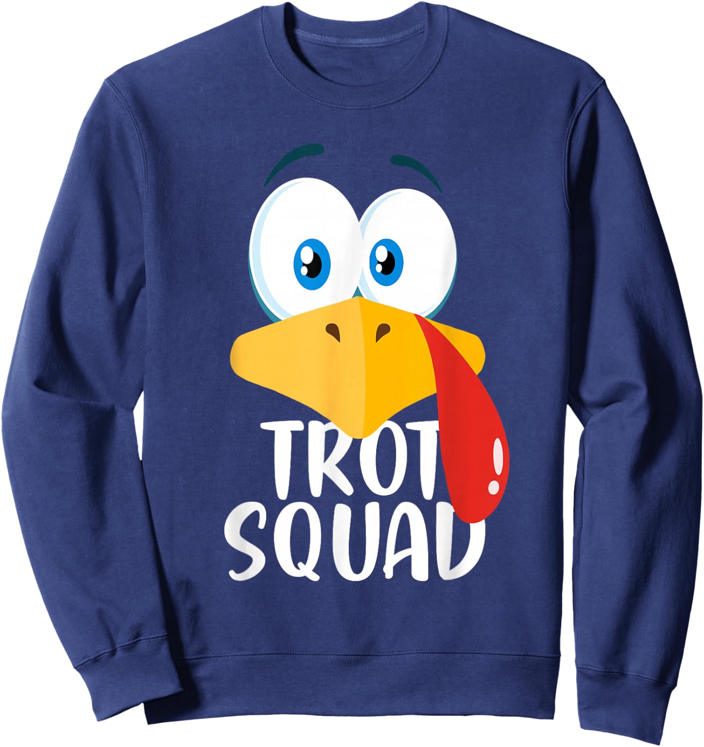 Thanksgiving Day Running Trukey Trot Squad Sweatshirt - Sweatshirt | Navy