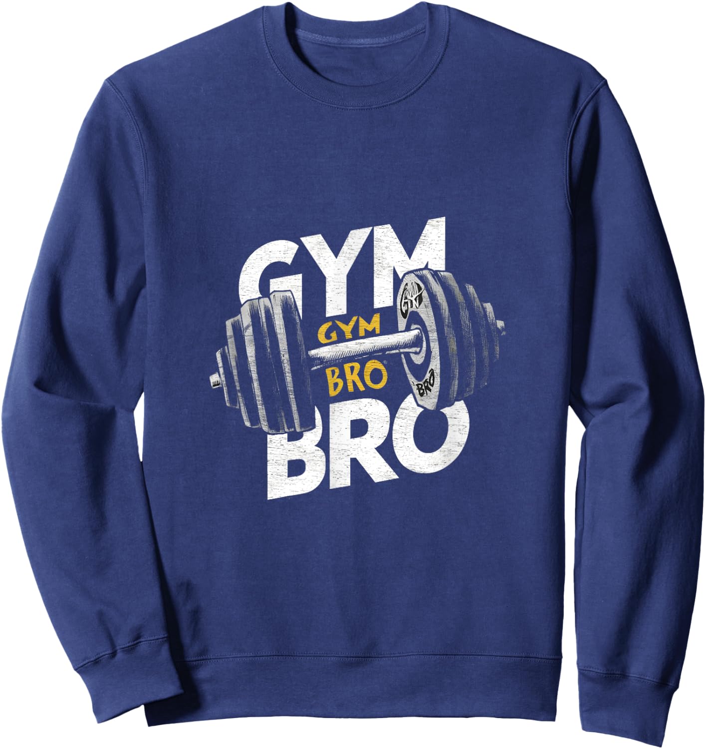 Gymbro Gym Fitness Gym Bro Sweatshirt - Sweatshirt | Navy