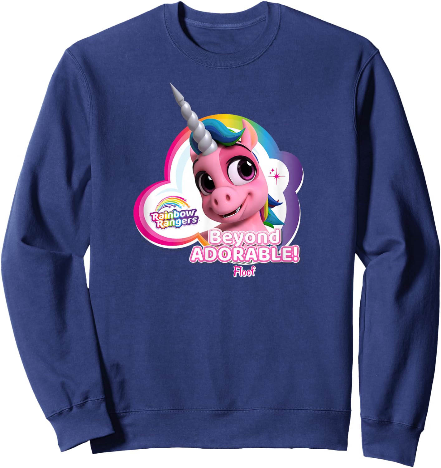 Rainbow Rangers Floof "Beyond Adorable!" Sweatshirt - Sweatshirt | Navy