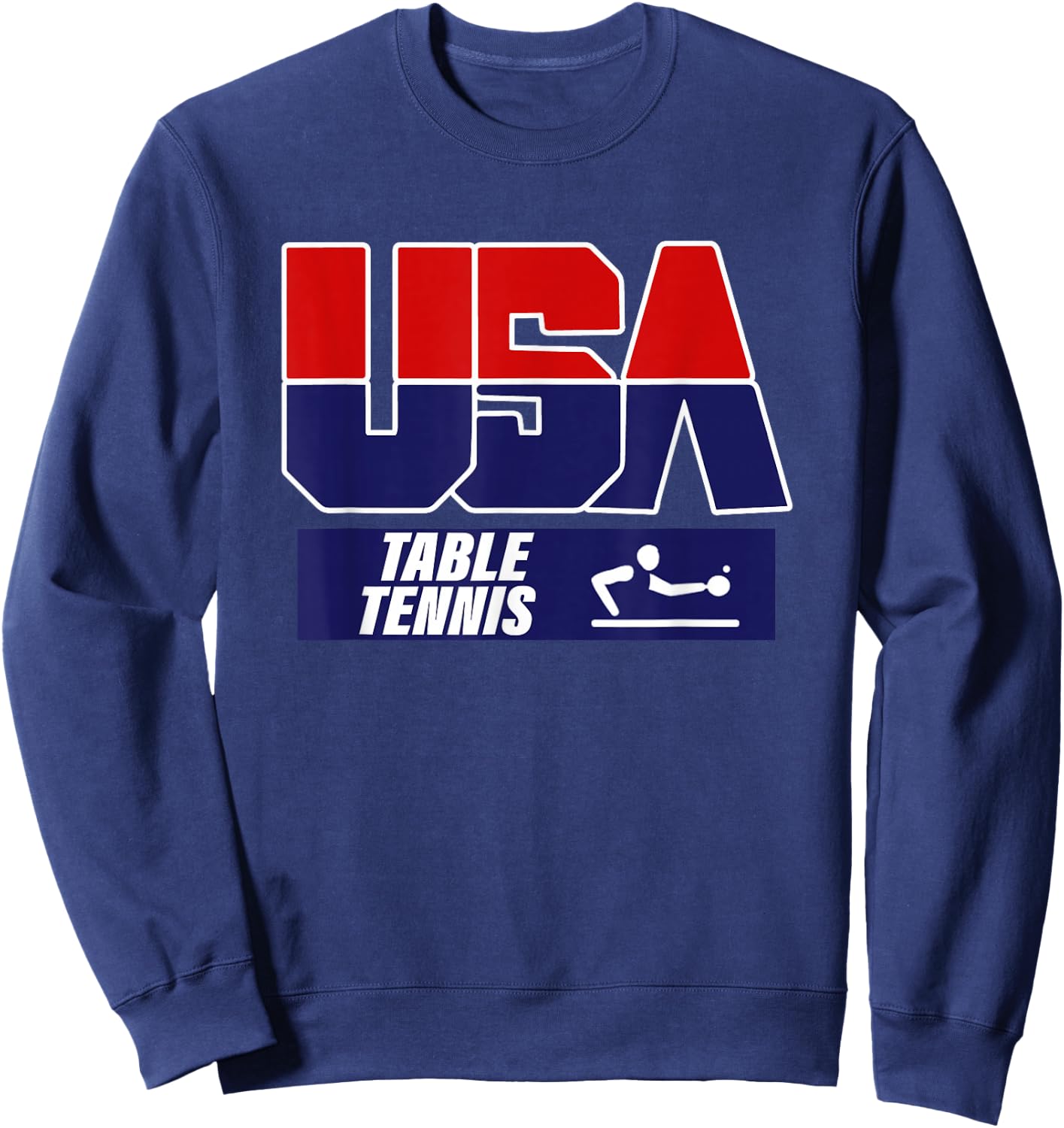 Table Tennis 2021 USA Team Sweatshirt - Sweatshirt | Navy
