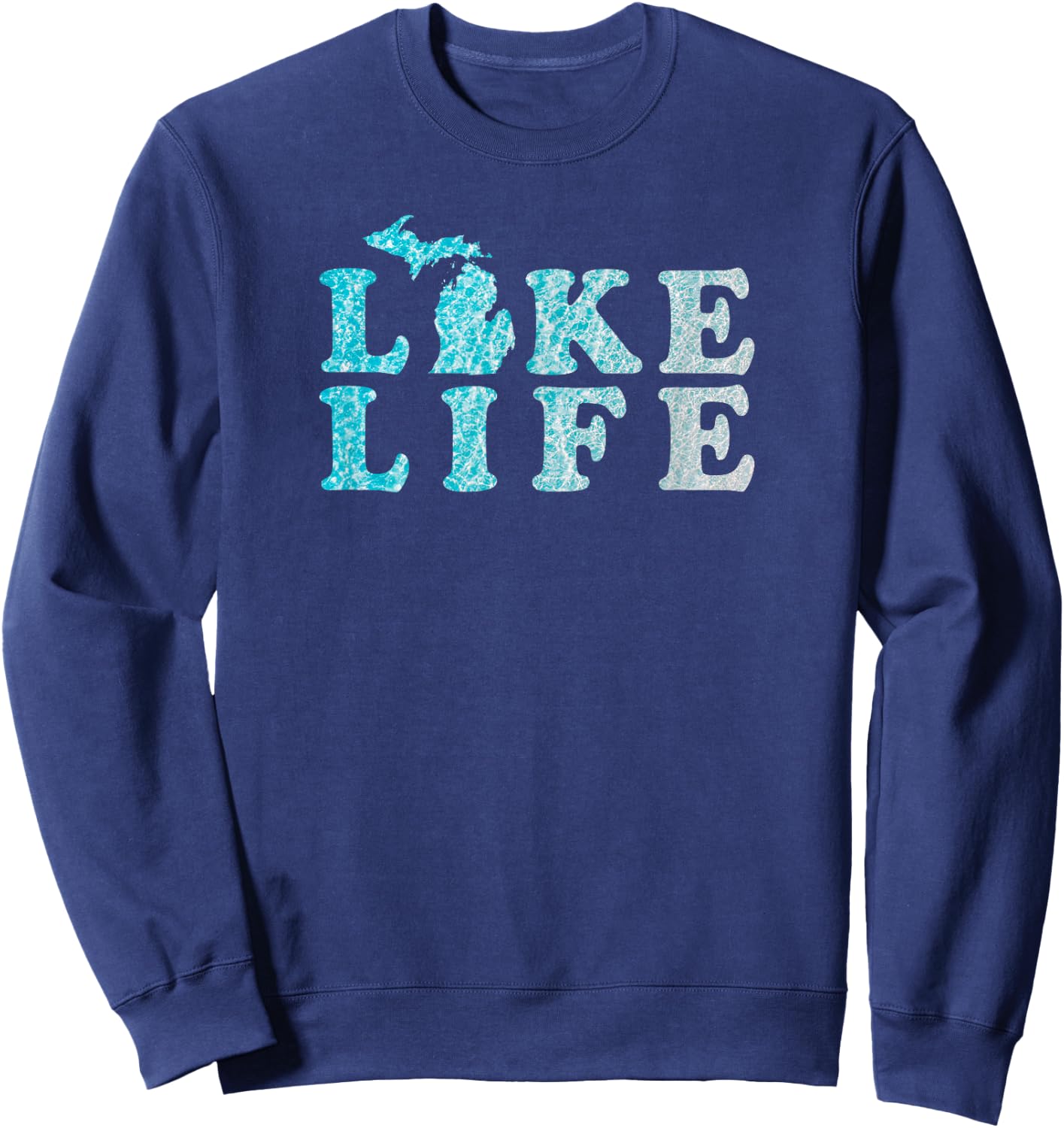 Michigan Lake Life in the Great Lakes Sweatshirt - Sweatshirt | Navy