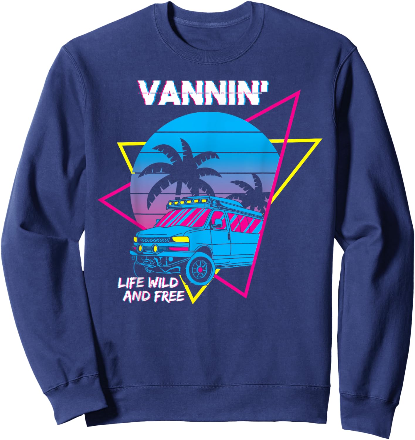 Vanlife Vannin - Vandweller Van Life Vannin Sweatshirt - Sweatshirt | Navy