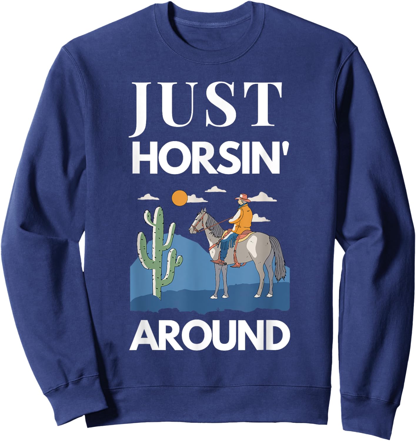 Hobby Horse Just horsin' around - Fun Sweatshirt - Sweatshirt | Navy