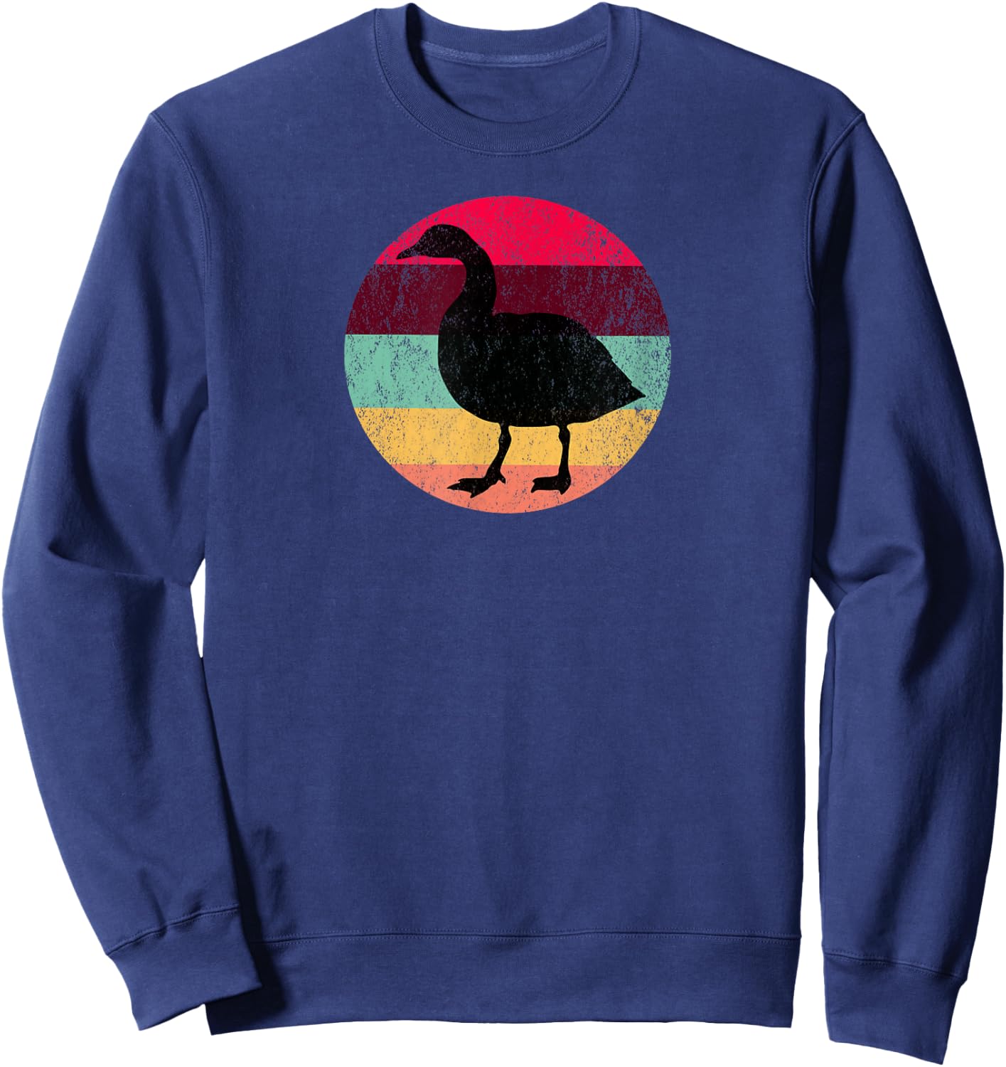 Goose Distressed Vintage Sunset Sweatshirt - Sweatshirt | Navy