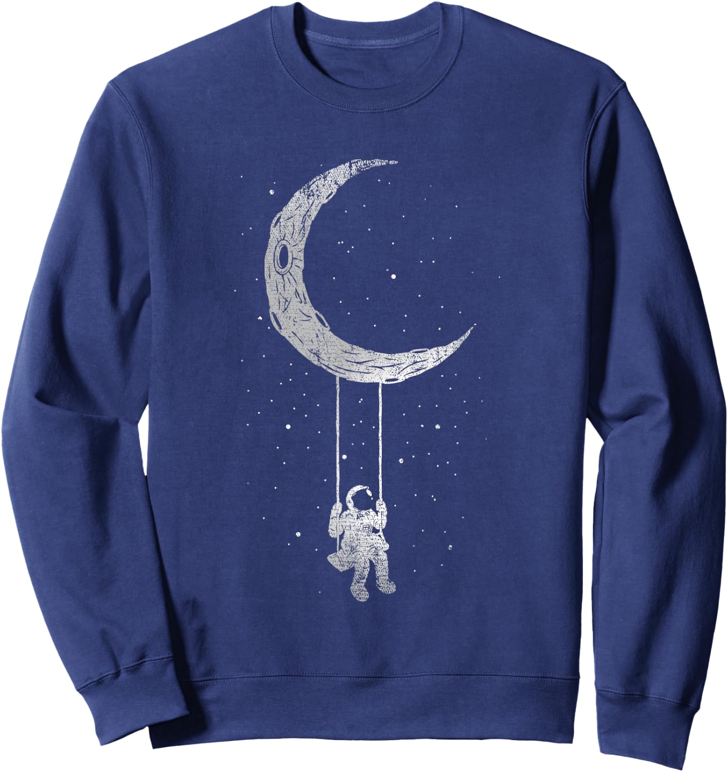 Space Scientist Moon Swing Gift Astronaut Sweatshirt - Sweatshirt | Navy