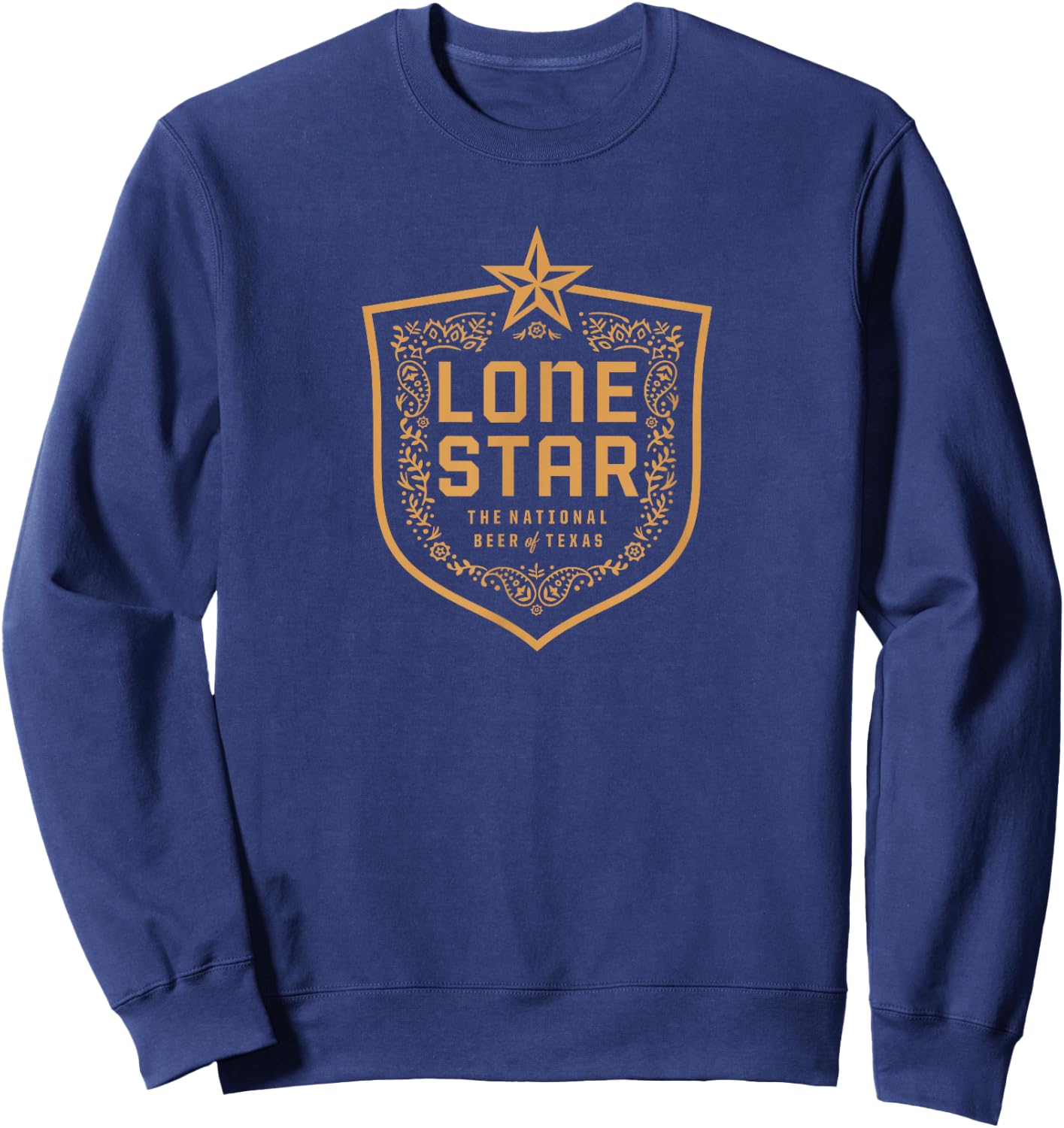 Lone Star Style - Gold Texas National Sweatshirt - Sweatshirt | Navy