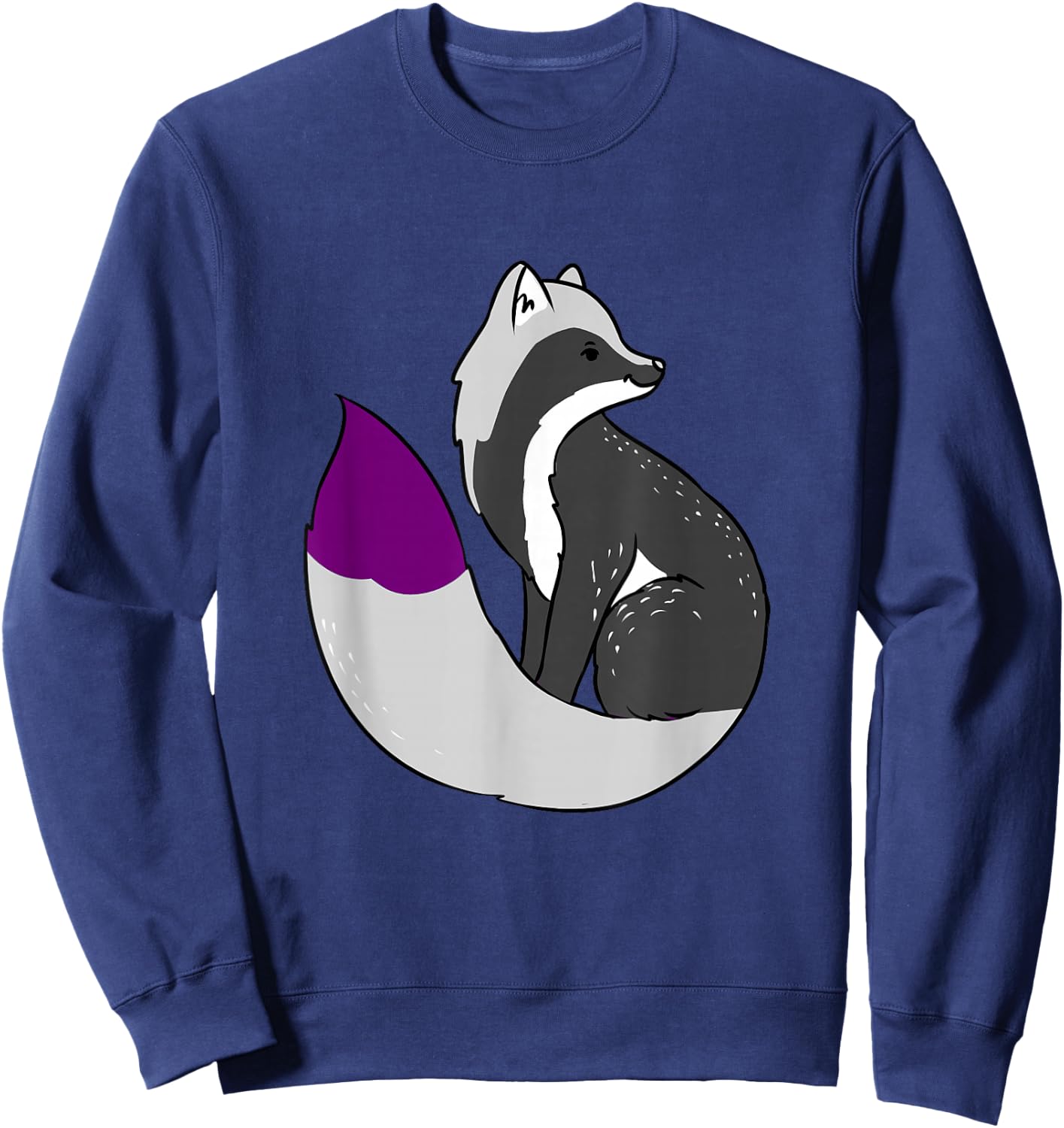 Demisexual Fox Demisexual Pride Sweatshirt - Sweatshirt | Navy