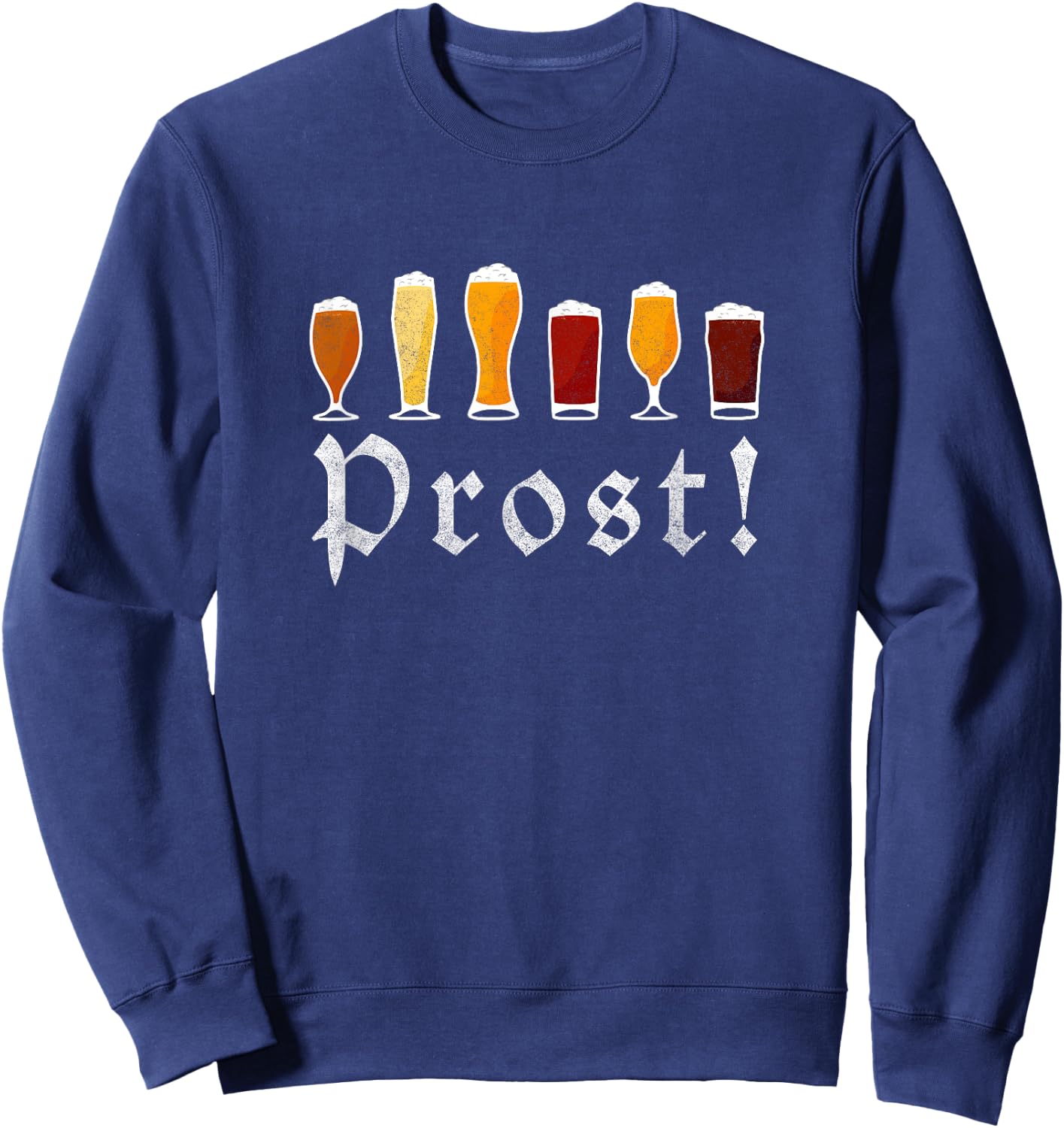 Oktoberfest Prost Celebrate Diversity Beer Sweatshirt - Sweatshirt | Navy