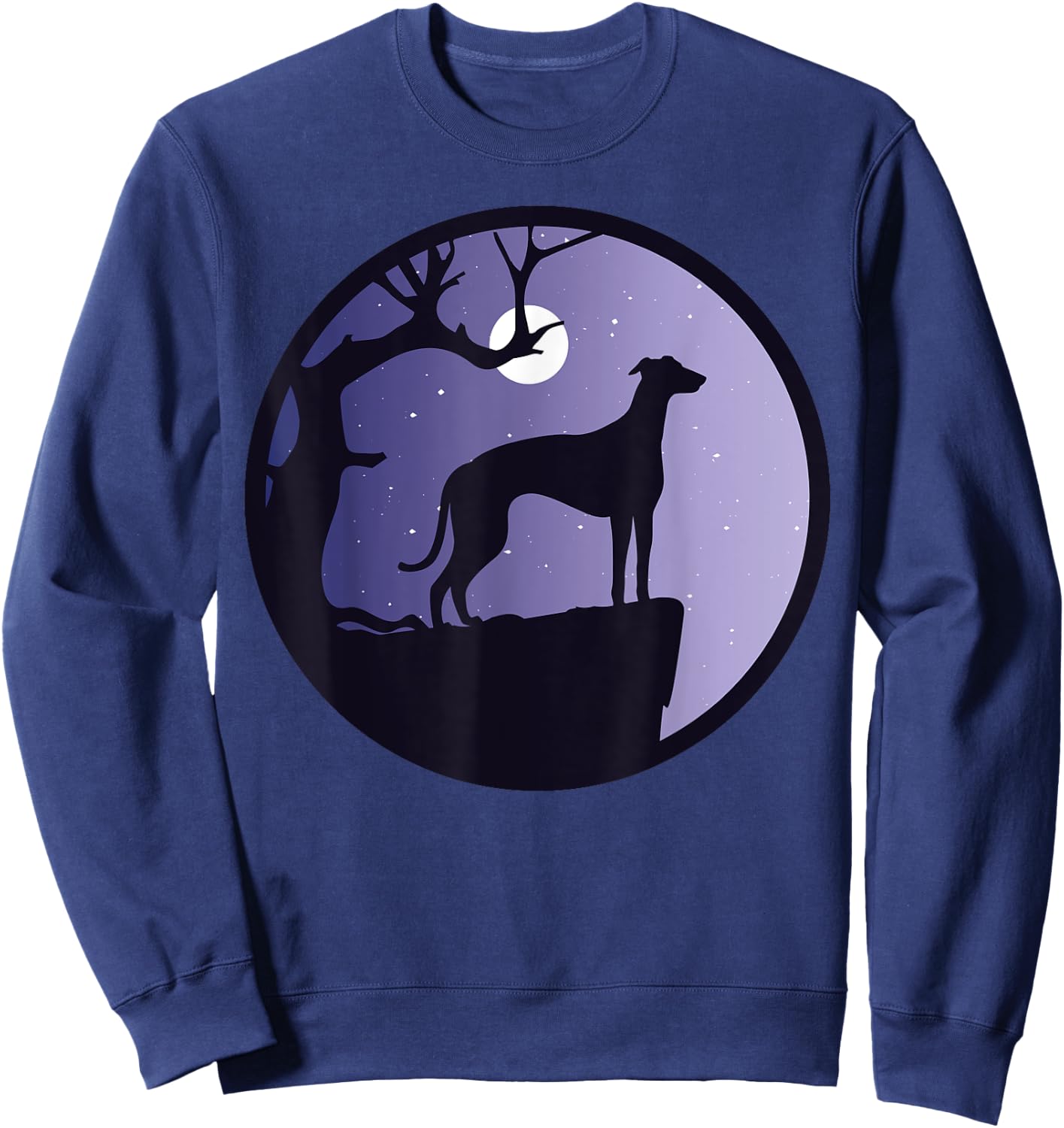 Greyhound Grey-Dog Italian-Greyhound Sweatshirt - Sweatshirt | Navy