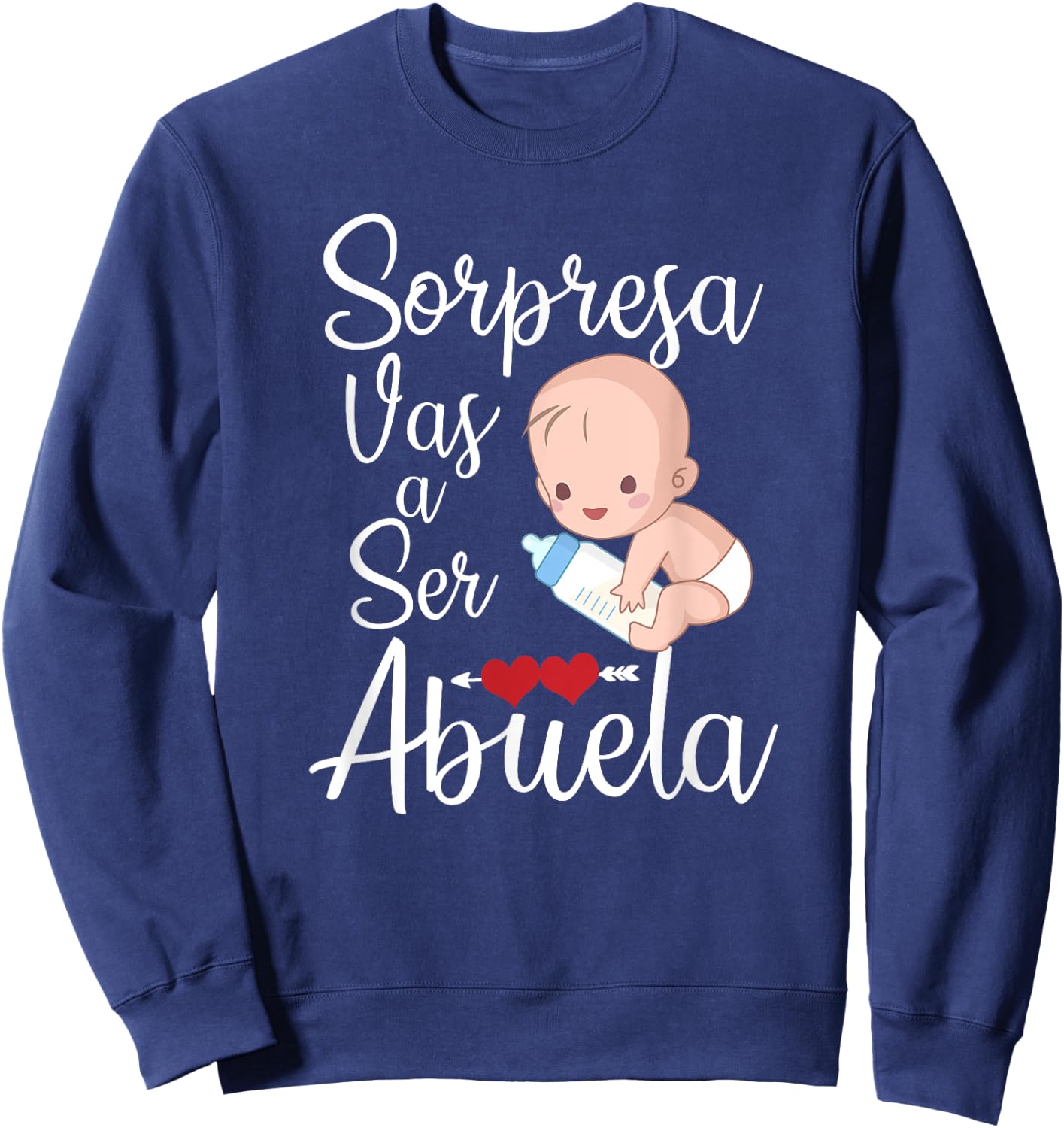Sorpresa Vas a Ser Abuela Sweatshirt - Sweatshirt | Navy