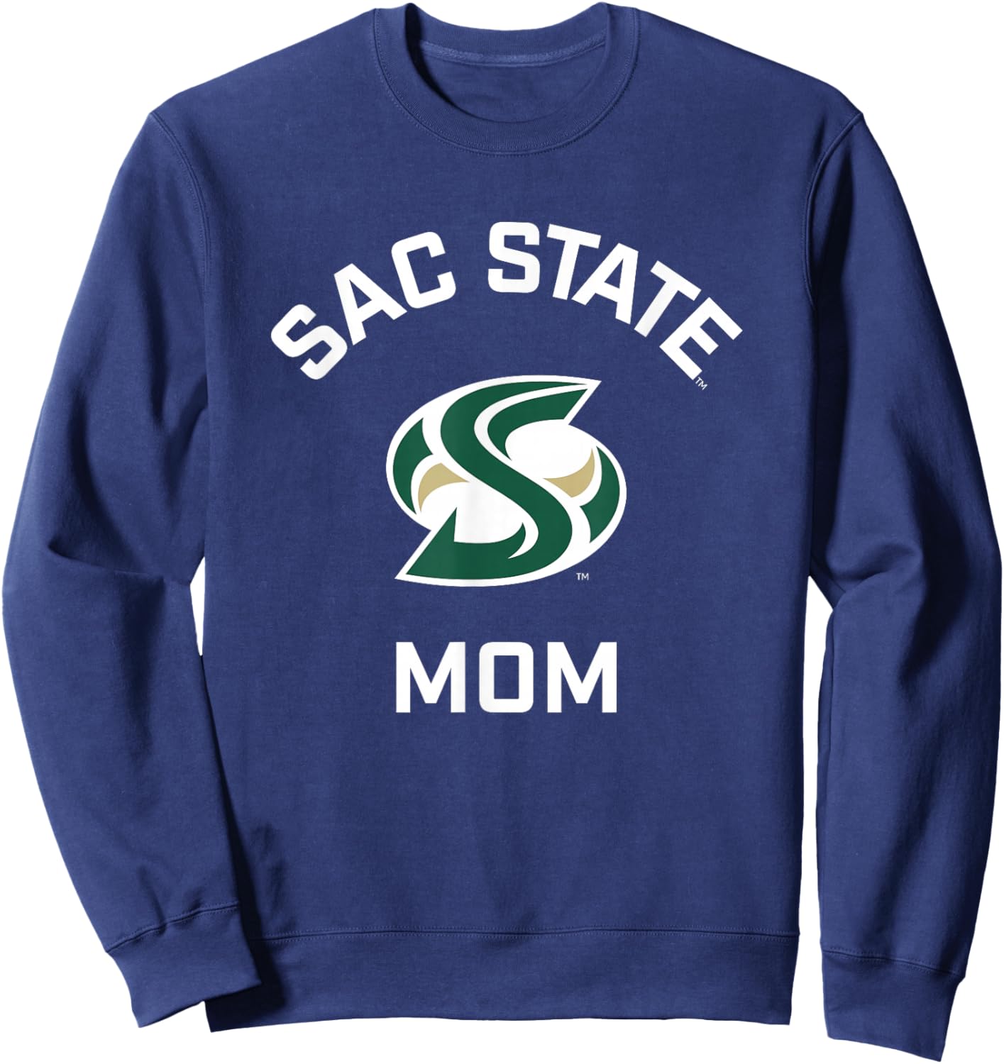 Sacramento State CSUS Hornets Arched Mom Sweatshirt - Sweatshirt | Navy