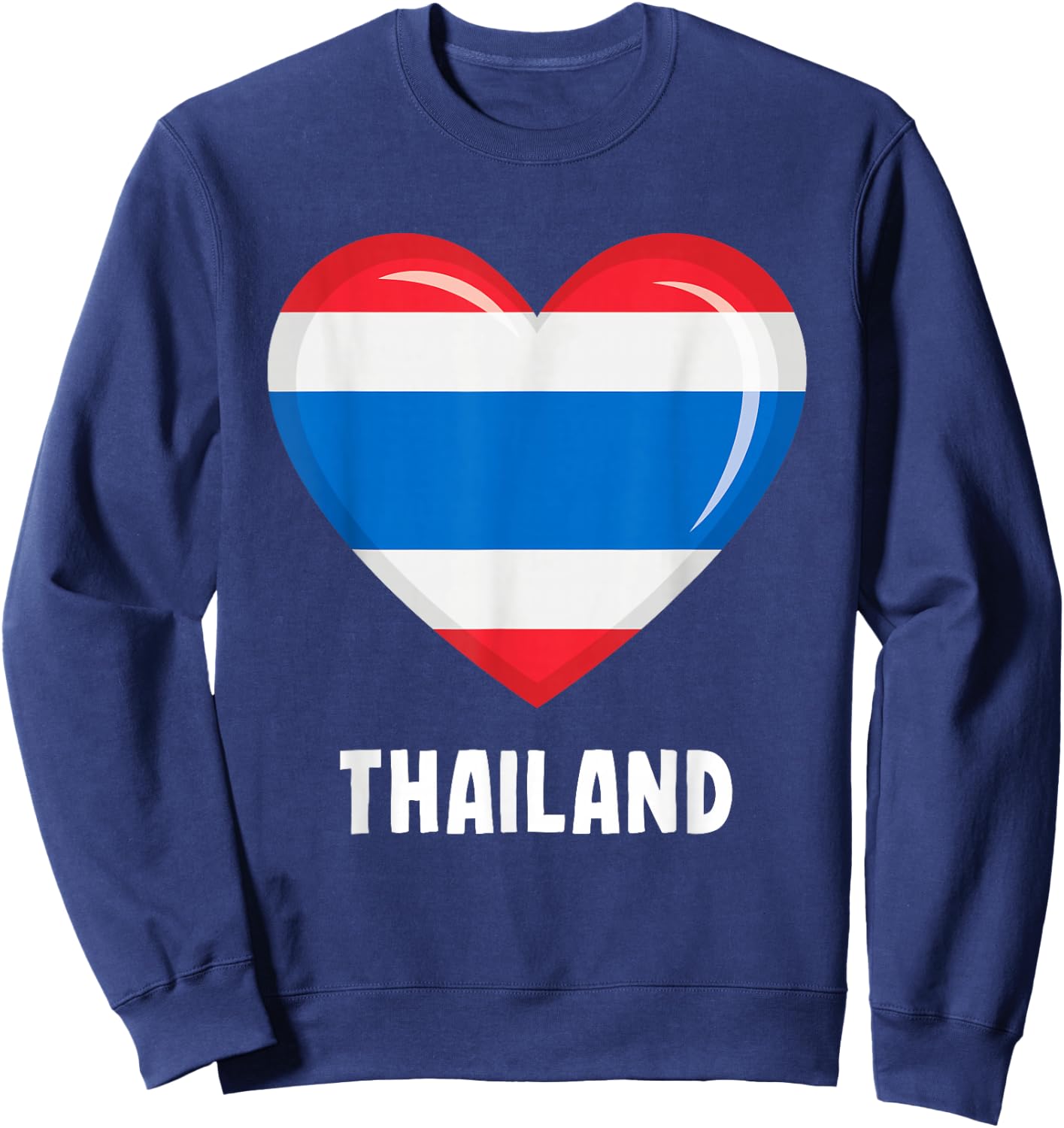 Thailand Flag Shirt | Thai Sweatshirt - Sweatshirt | Navy