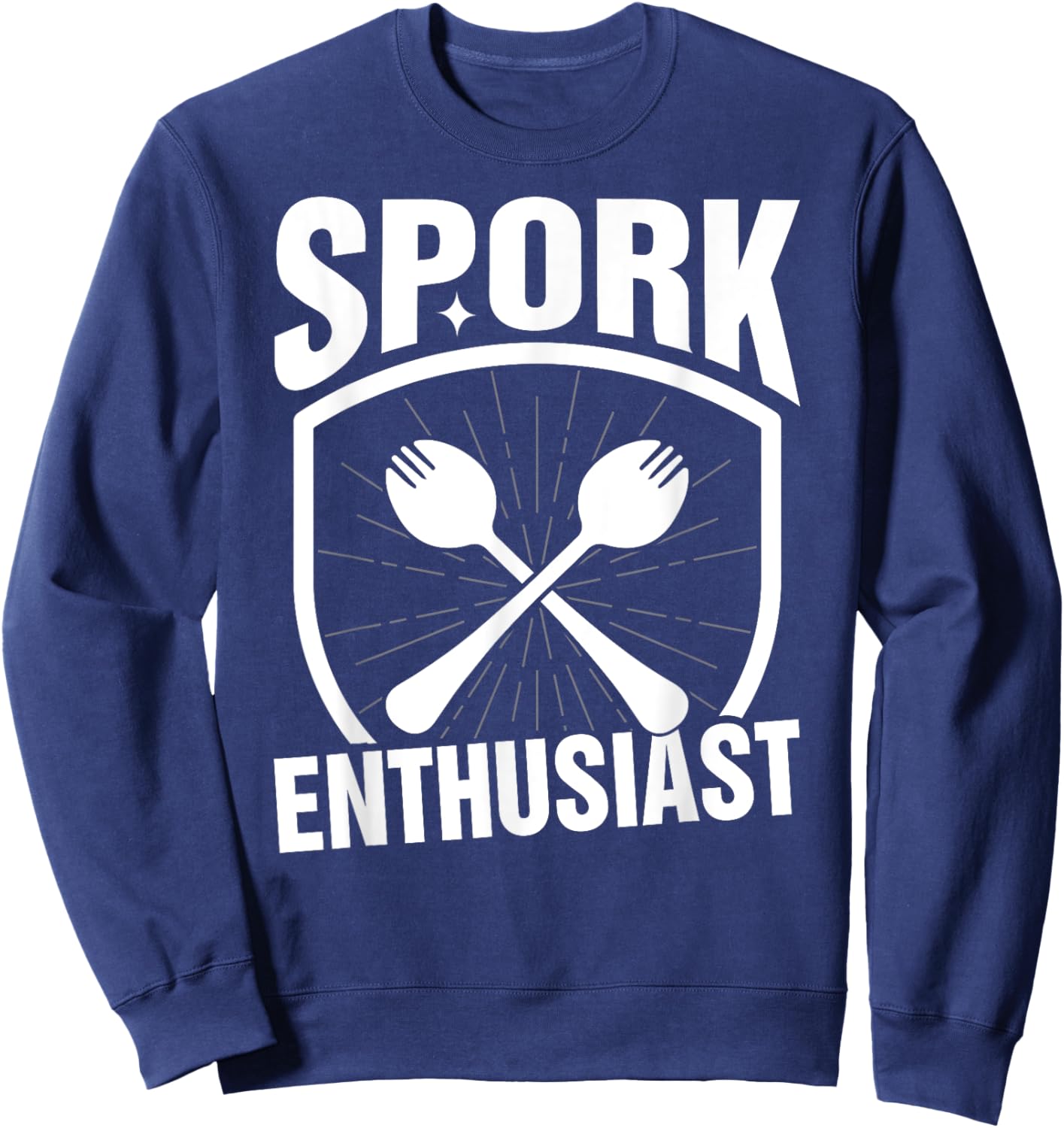 Funny Master Chef Kitchen Spork Enthusiast Sweatshirt - Sweatshirt | Navy