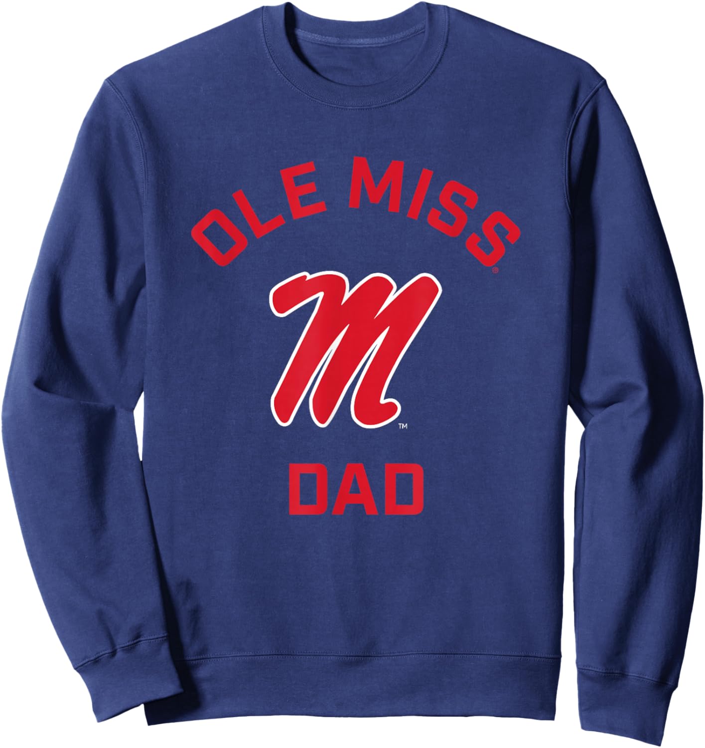 Ole Miss Rebels Arched Dad Sweatshirt - Sweatshirt | Navy