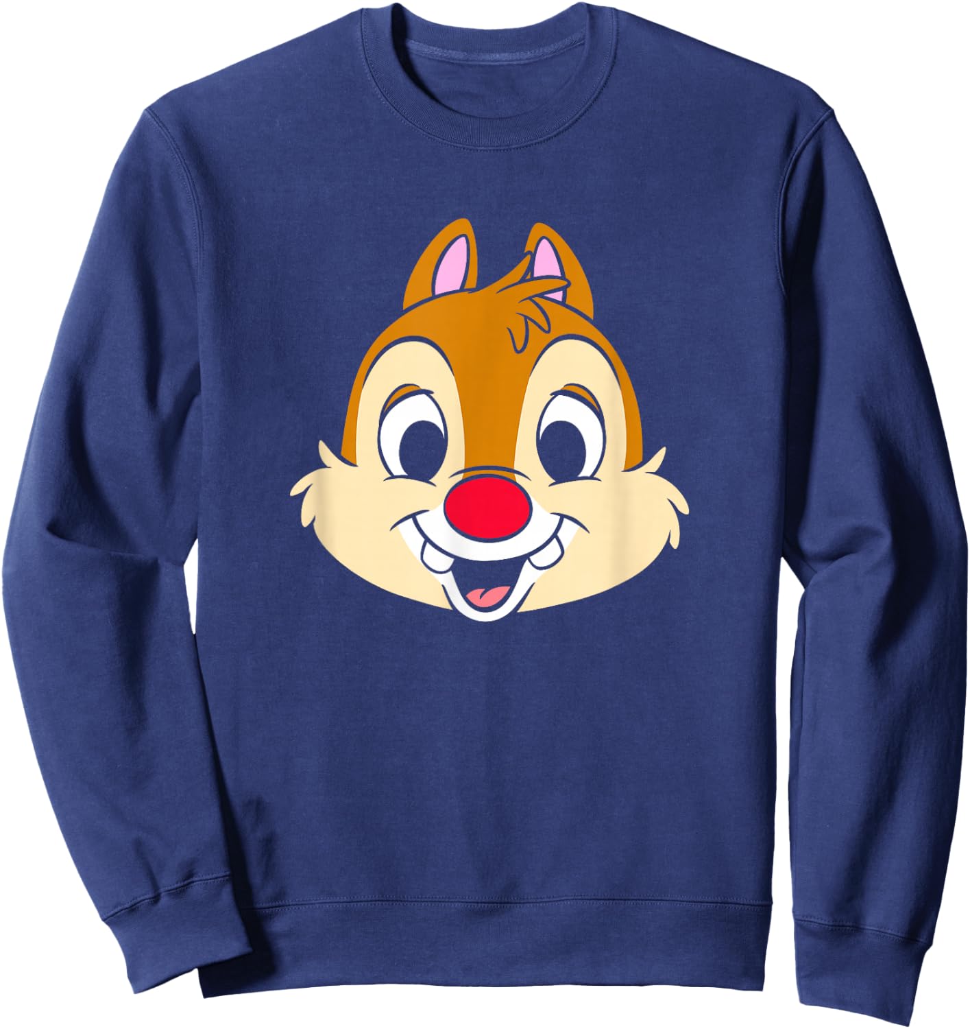 Disney Chip And Dale Dale Transparent Eyes & Mouth Sweatshirt - Sweatshirt | Navy