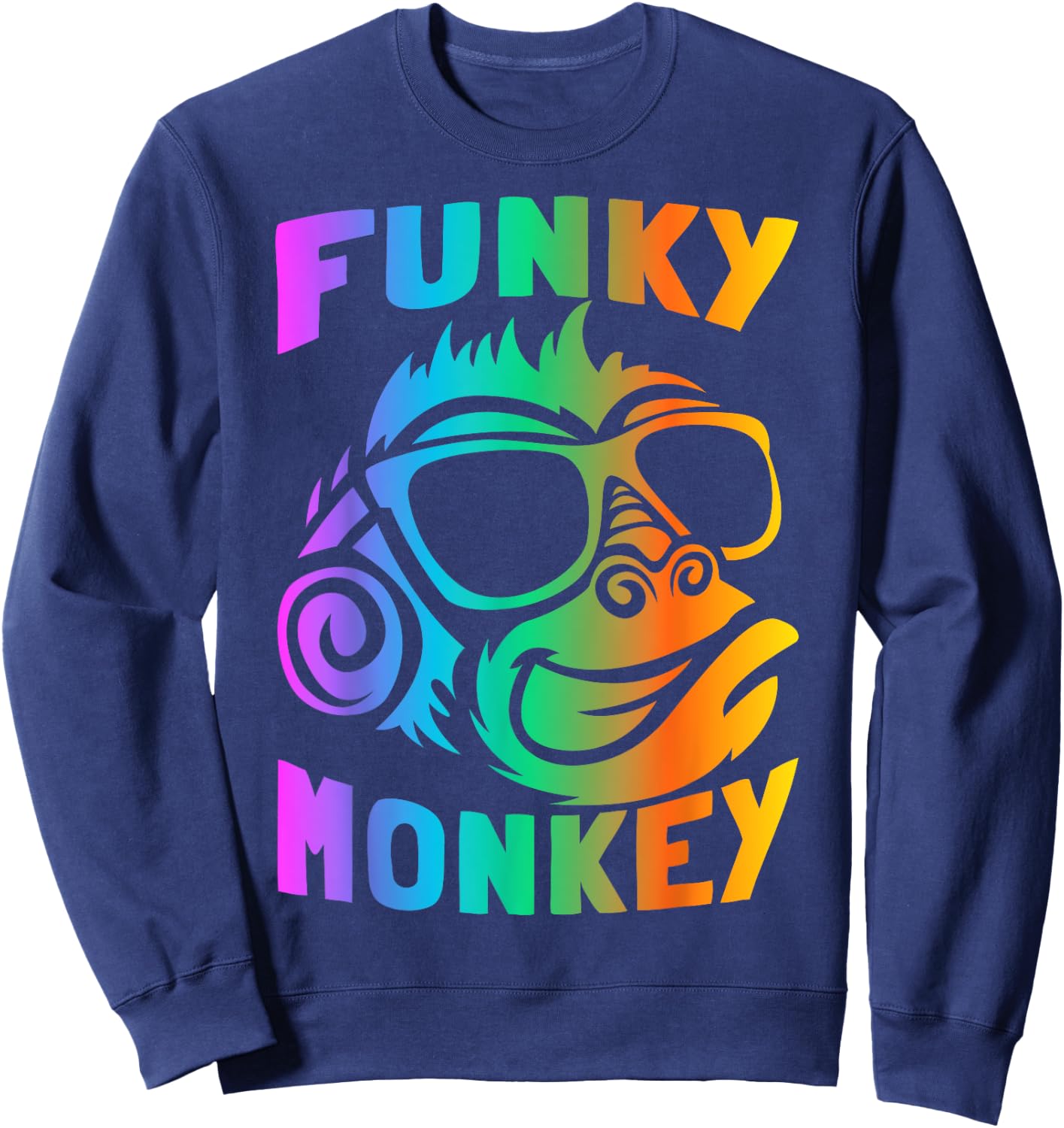 Funny Monkey Sweatshirt - Sweatshirt | Navy