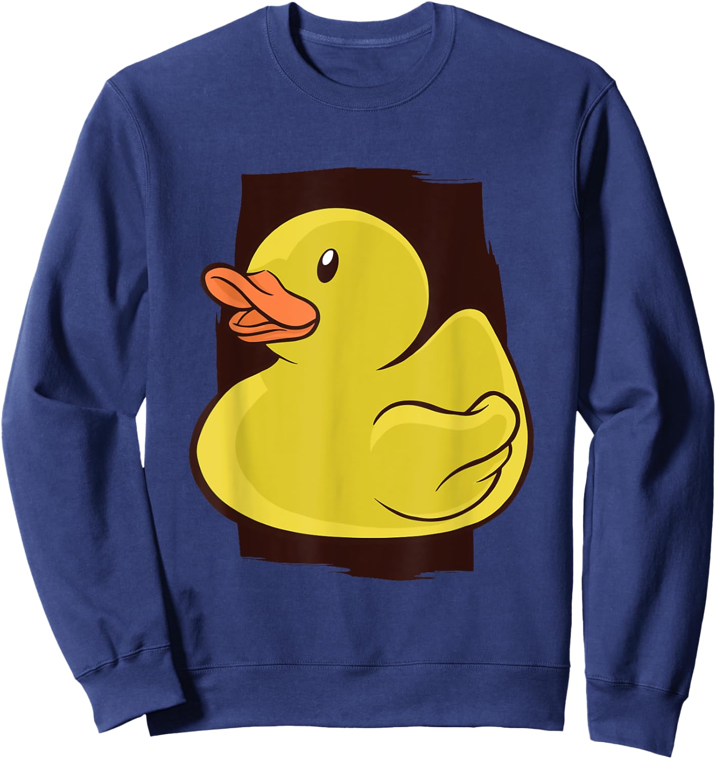 Funny Cute Dub Rubber Duck Sweatshirt - Sweatshirt | Navy