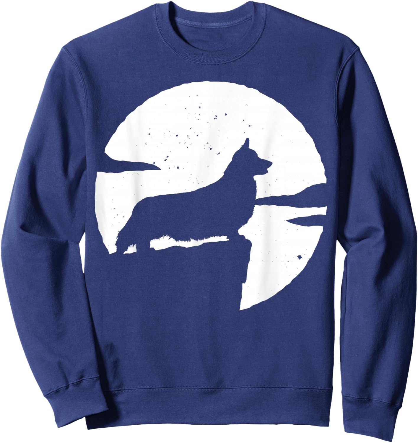 Welsh Corgi Pembroke Welsh Corgi Cardigan Sweatshirt - Sweatshirt | Navy
