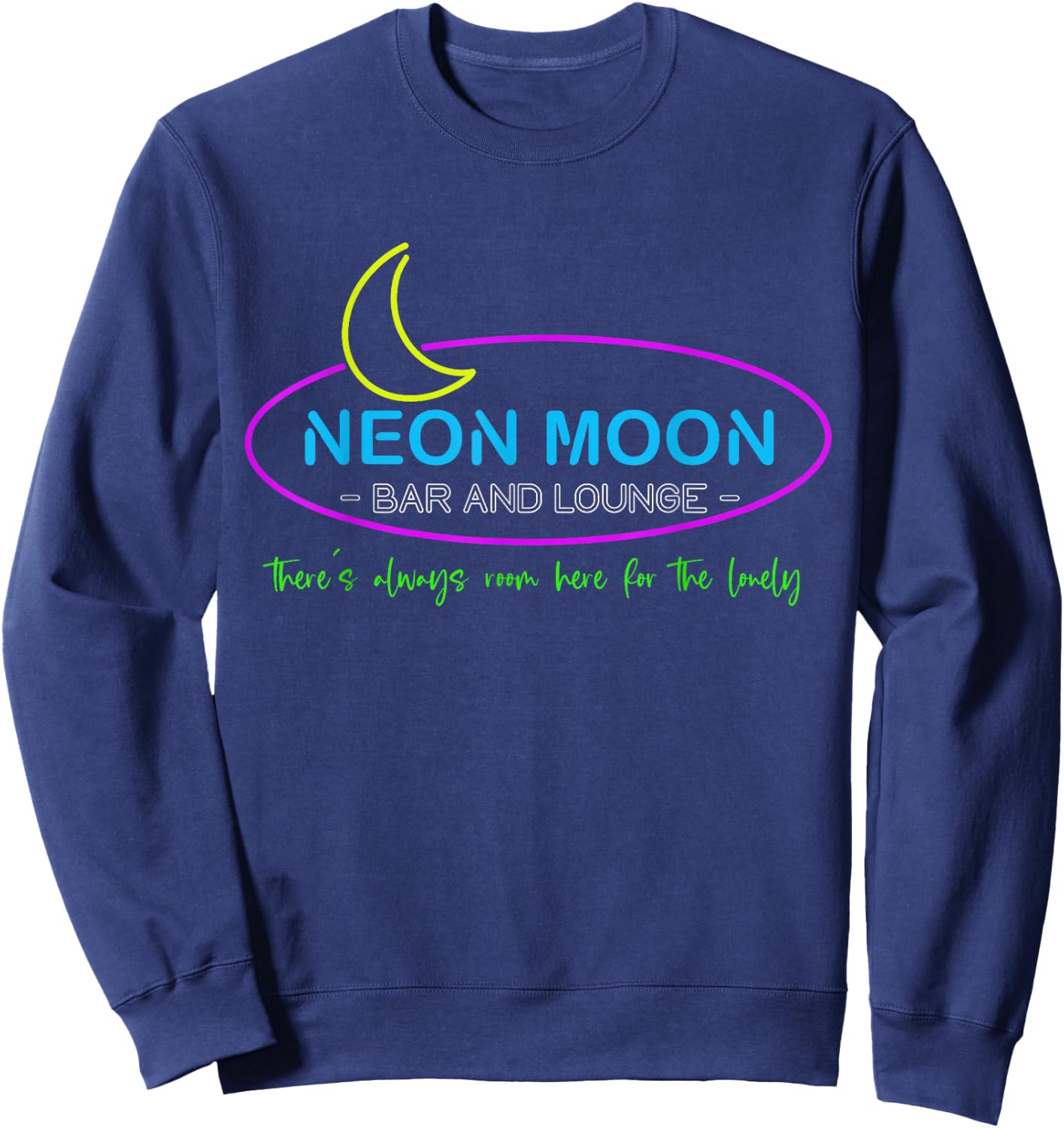 Neon Moon 90s Country Sweatshirt - Sweatshirt | Navy