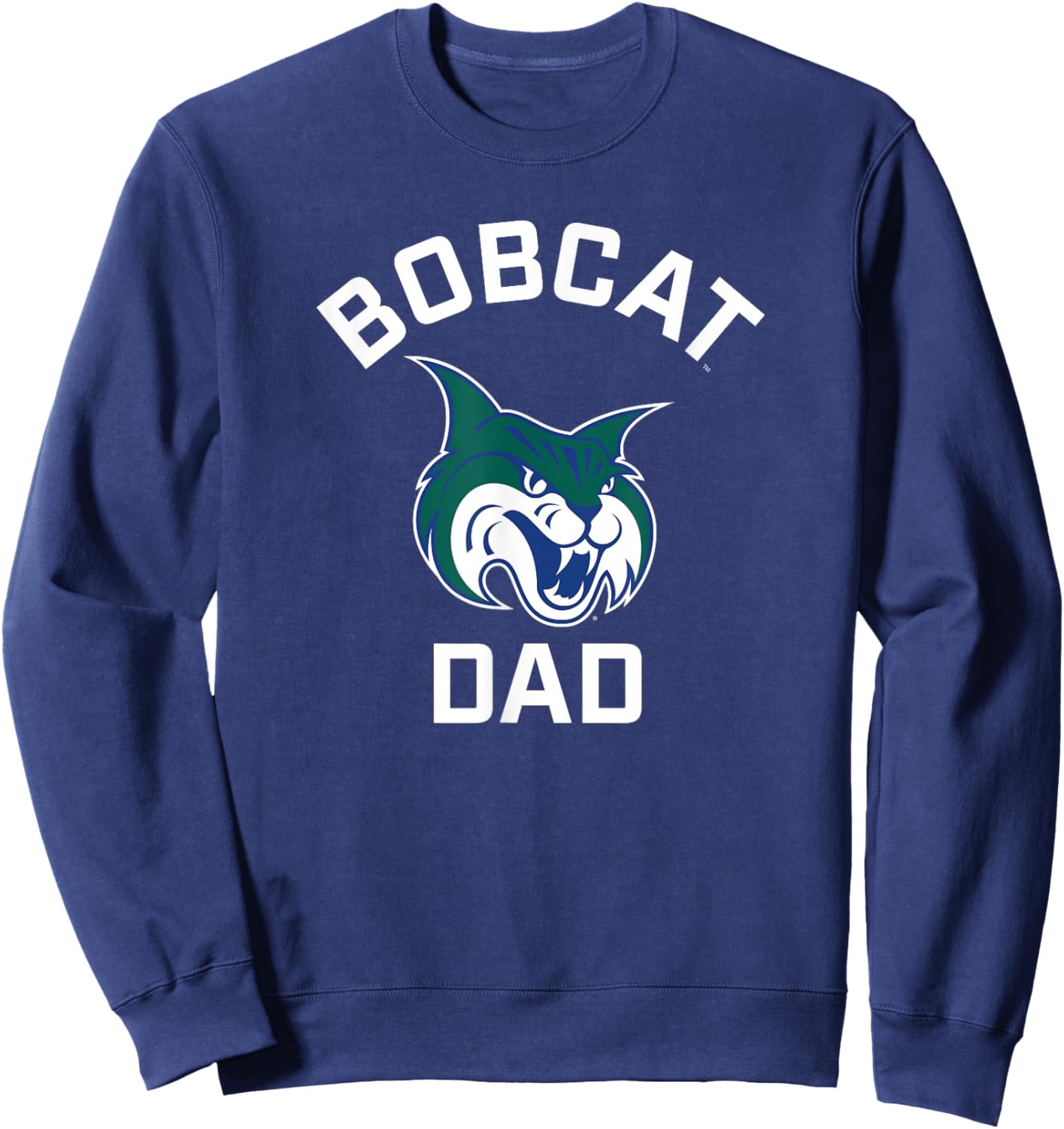 Georgia College GCSU Bobcats Arched Dad Sweatshirt - Sweatshirt | Navy