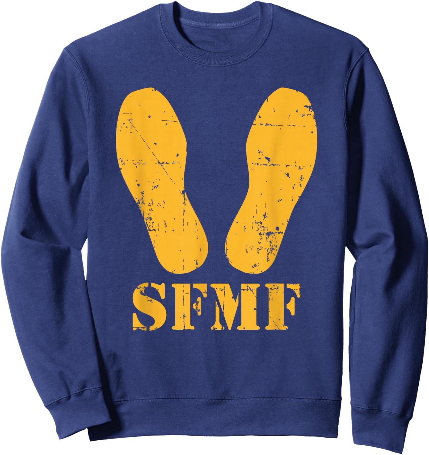 Yellow Footprints - SFMF Sweatshirt - Sweatshirt | Navy