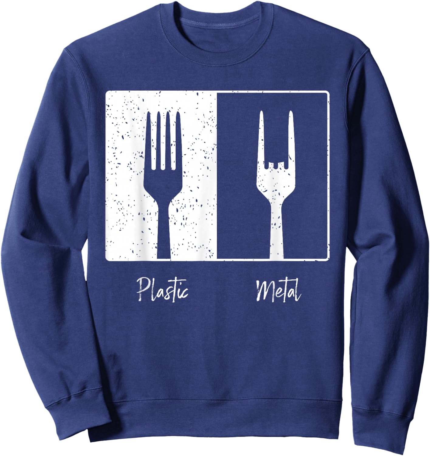 Heavy Metal Rocker Punk Rock Music Hard Rock Sweatshirt - Sweatshirt | Navy