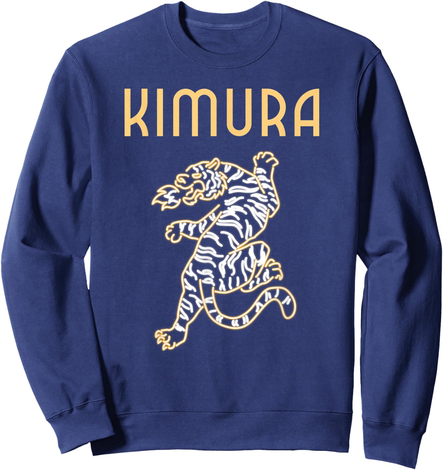 Kimura Tiger, Jiu-Jitsu, MMA, Muay Thai, Wrestling, Boxing Sweatshirt - Sweatshirt | Navy