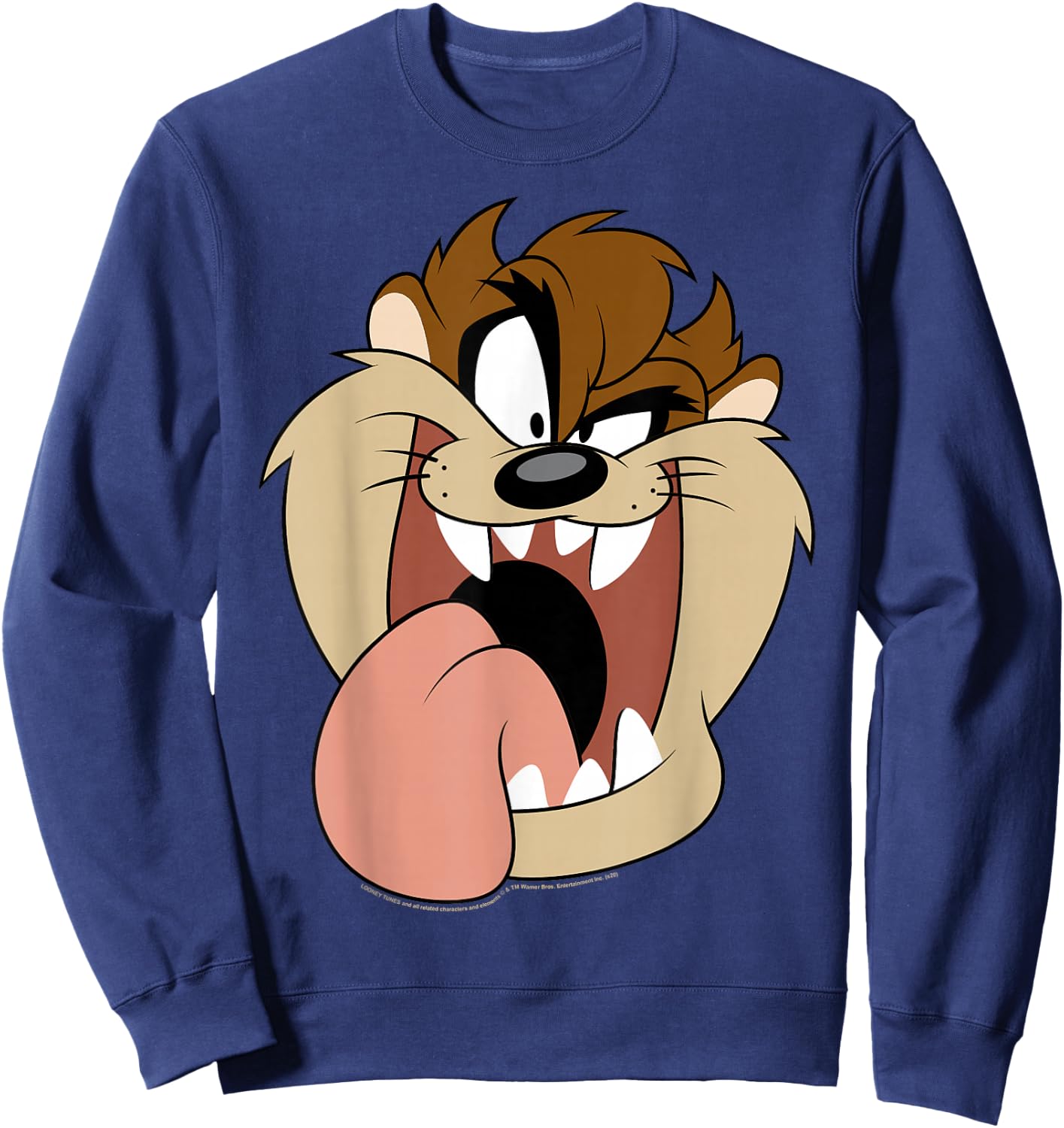 Looney Tunes Taz Big Face Sweatshirt - Sweatshirt | Navy