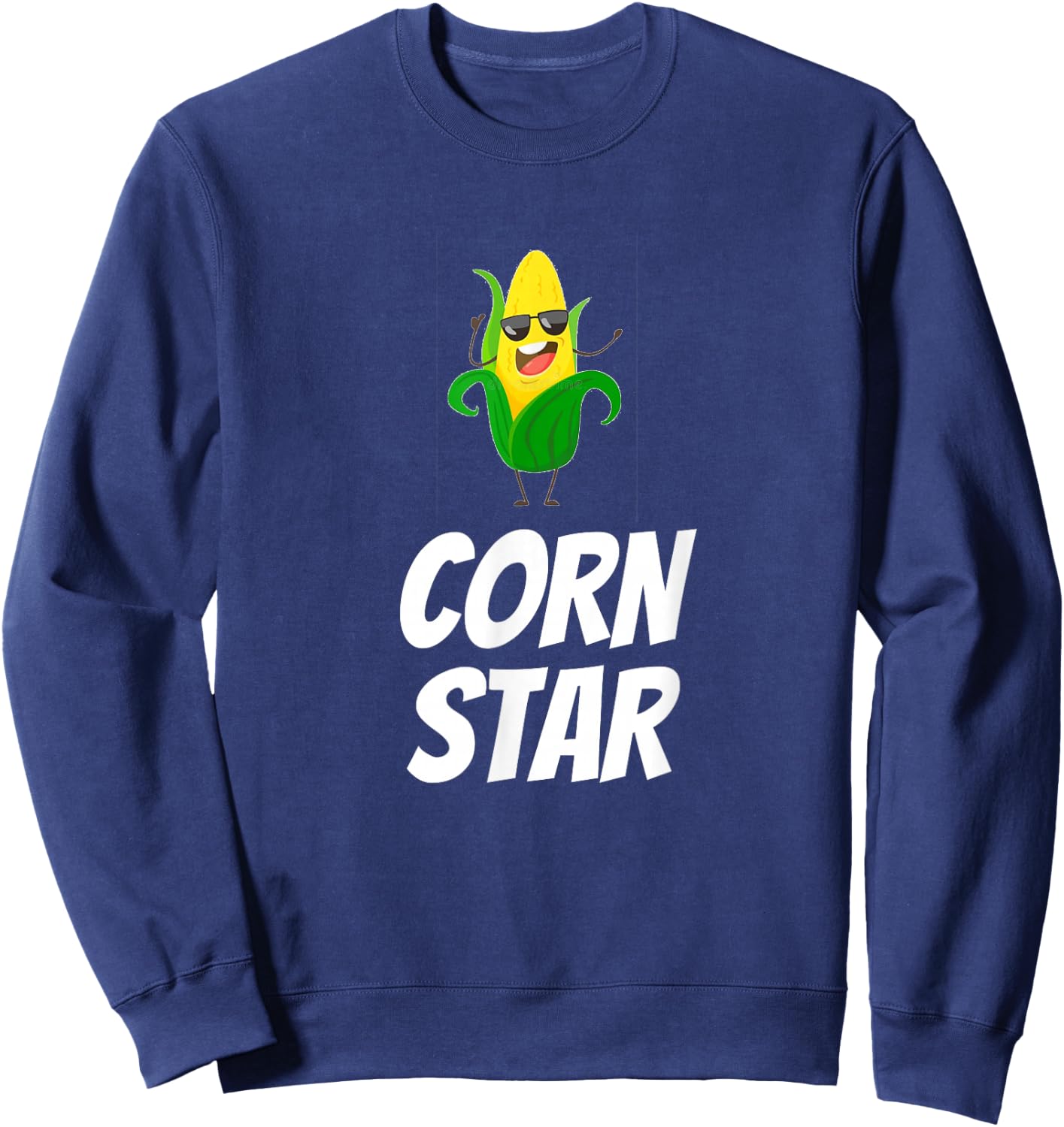 Corn Star Funny Corn Farmer Cool Corn Cob Corn Star Sweatshirt - Sweatshirt | Navy