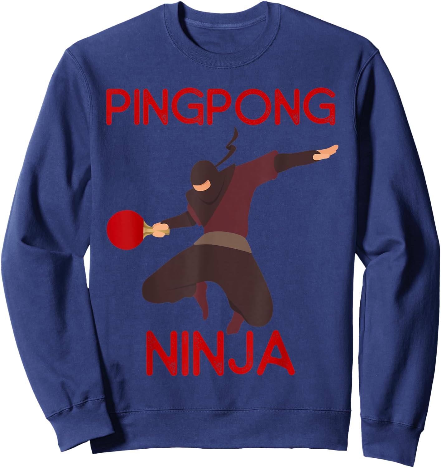 Ping Pong Ninja Funny table tennis Boys Gift Sweatshirt - Sweatshirt | Navy