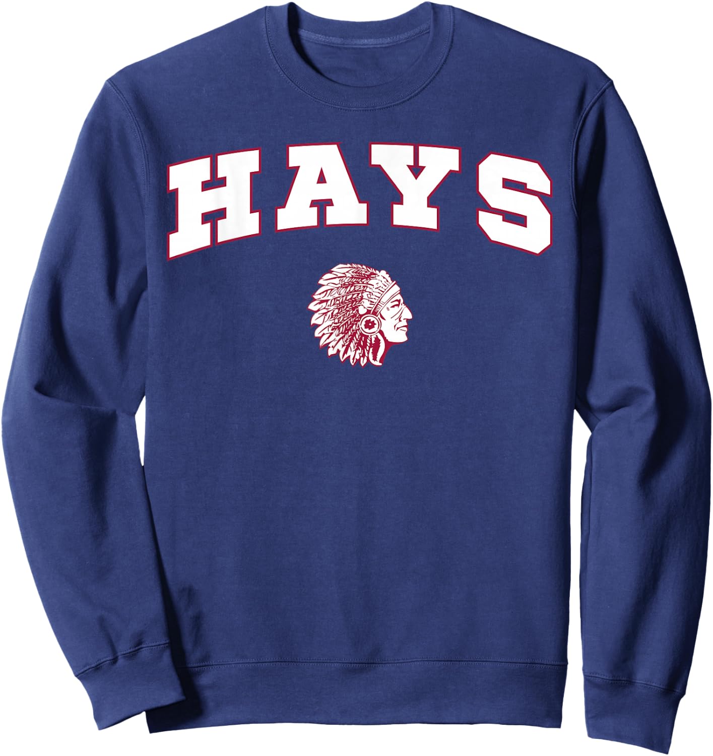 Hays High School Indians Sweatshirt - Sweatshirt | Navy