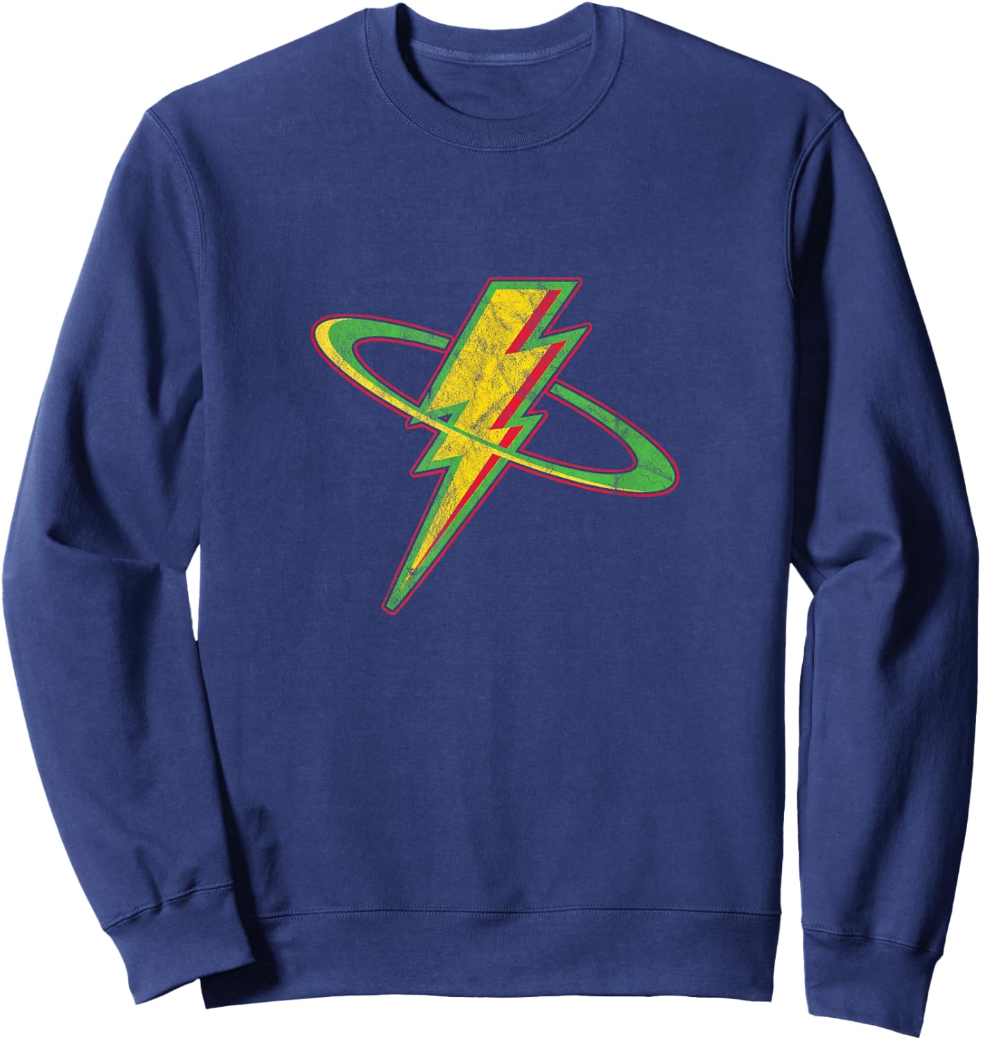 Electrician Bolt Electrical Engineer Voltage Hero Sweatshirt - Sweatshirt | Navy