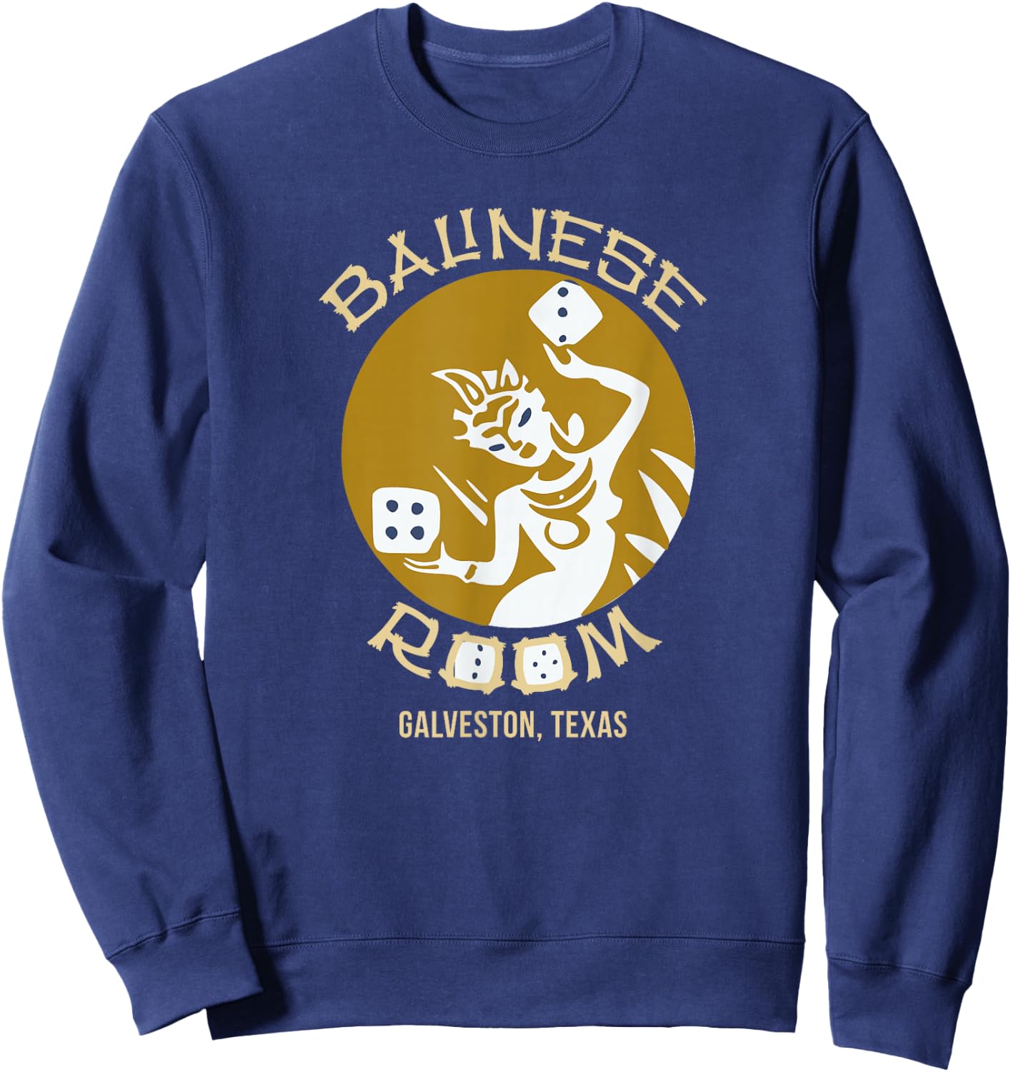 Balinese Room Tiki Bar Cocktail Lounge Sweatshirt - Sweatshirt | Navy