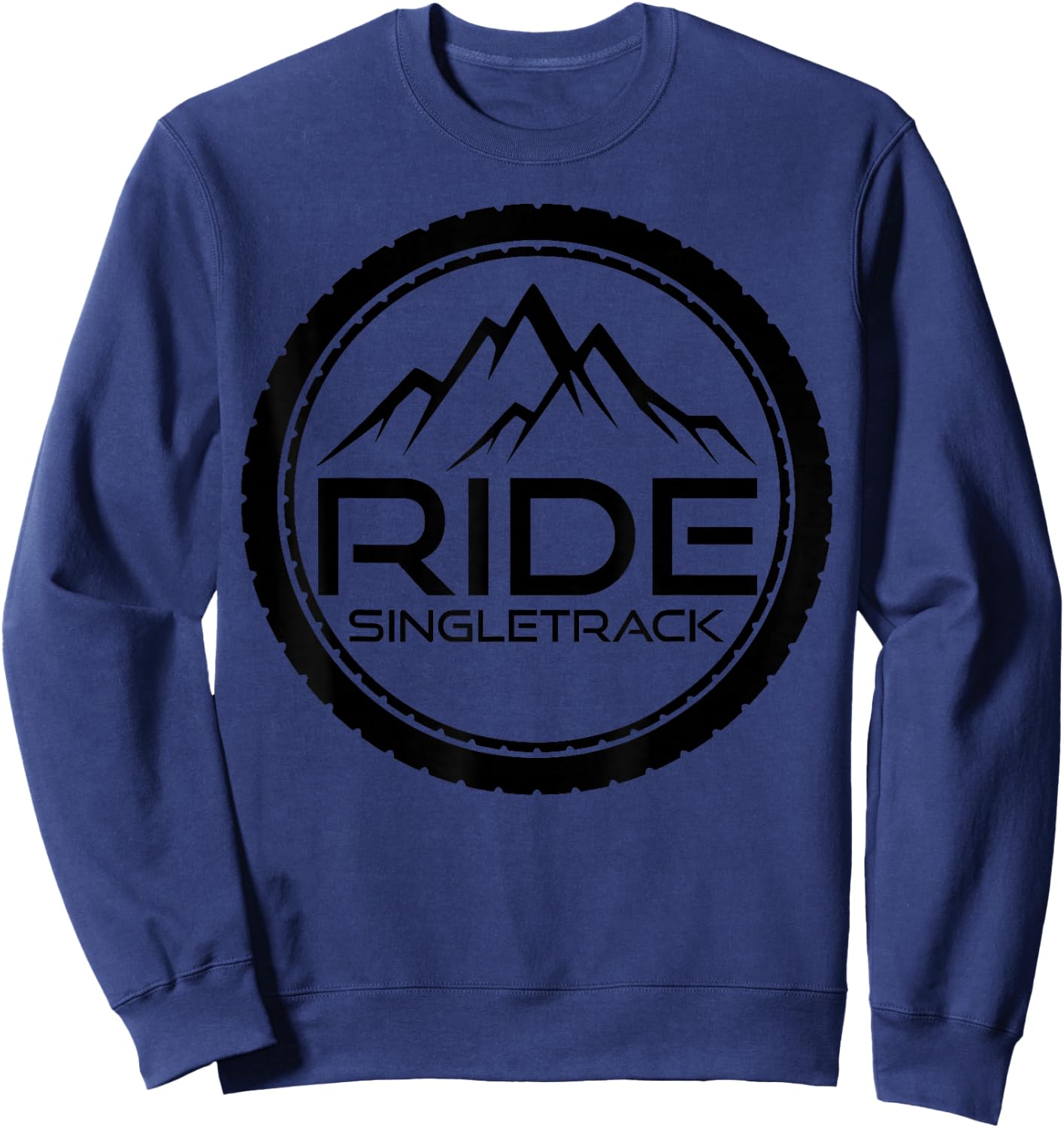 Mountain Bike MTB Freeride Mountain Biker Gift Sweatshirt - Sweatshirt | Navy