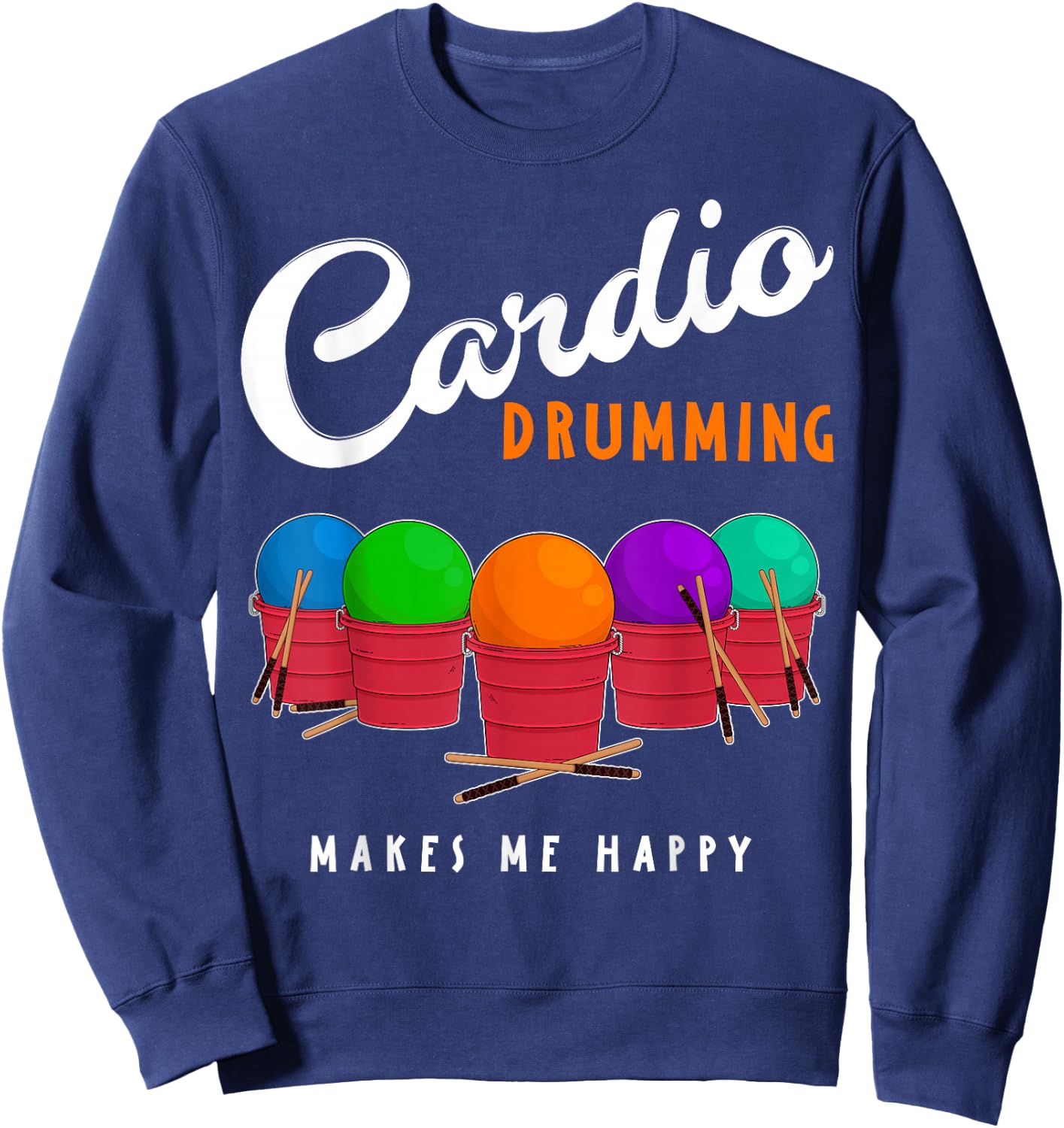 Cardio Drumming Squad Group Sweatshirt - Sweatshirt | Navy