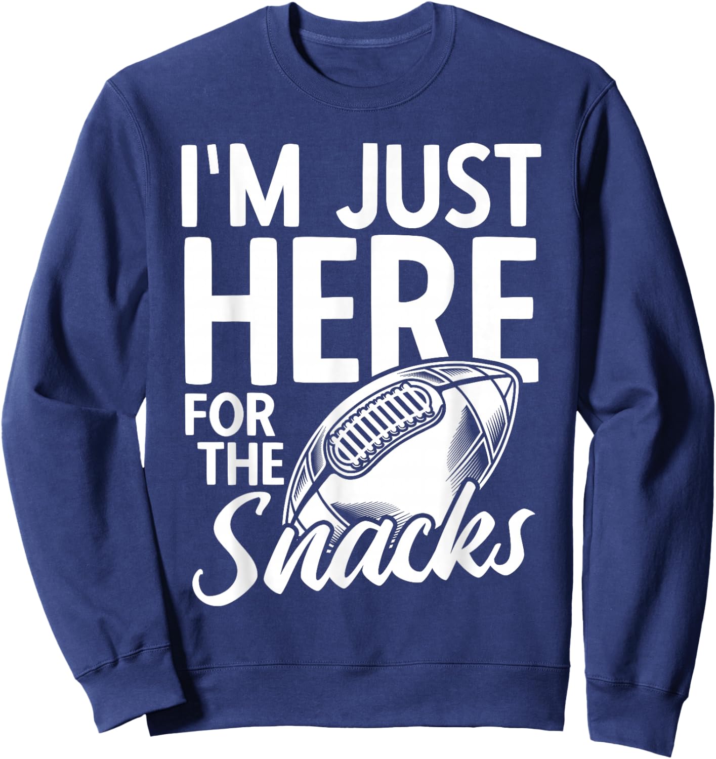 American Football Rugby Sport Graphic Season Football Sweatshirt - Sweatshirt | Navy