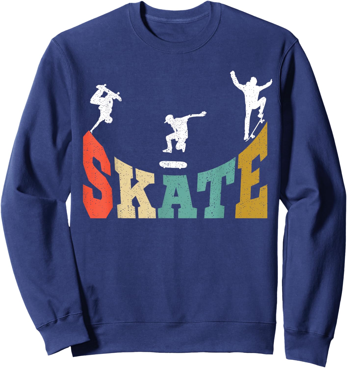 Skater Skateboard Stunt Skater Gift Boys Children Sweatshirt - Sweatshirt | Navy